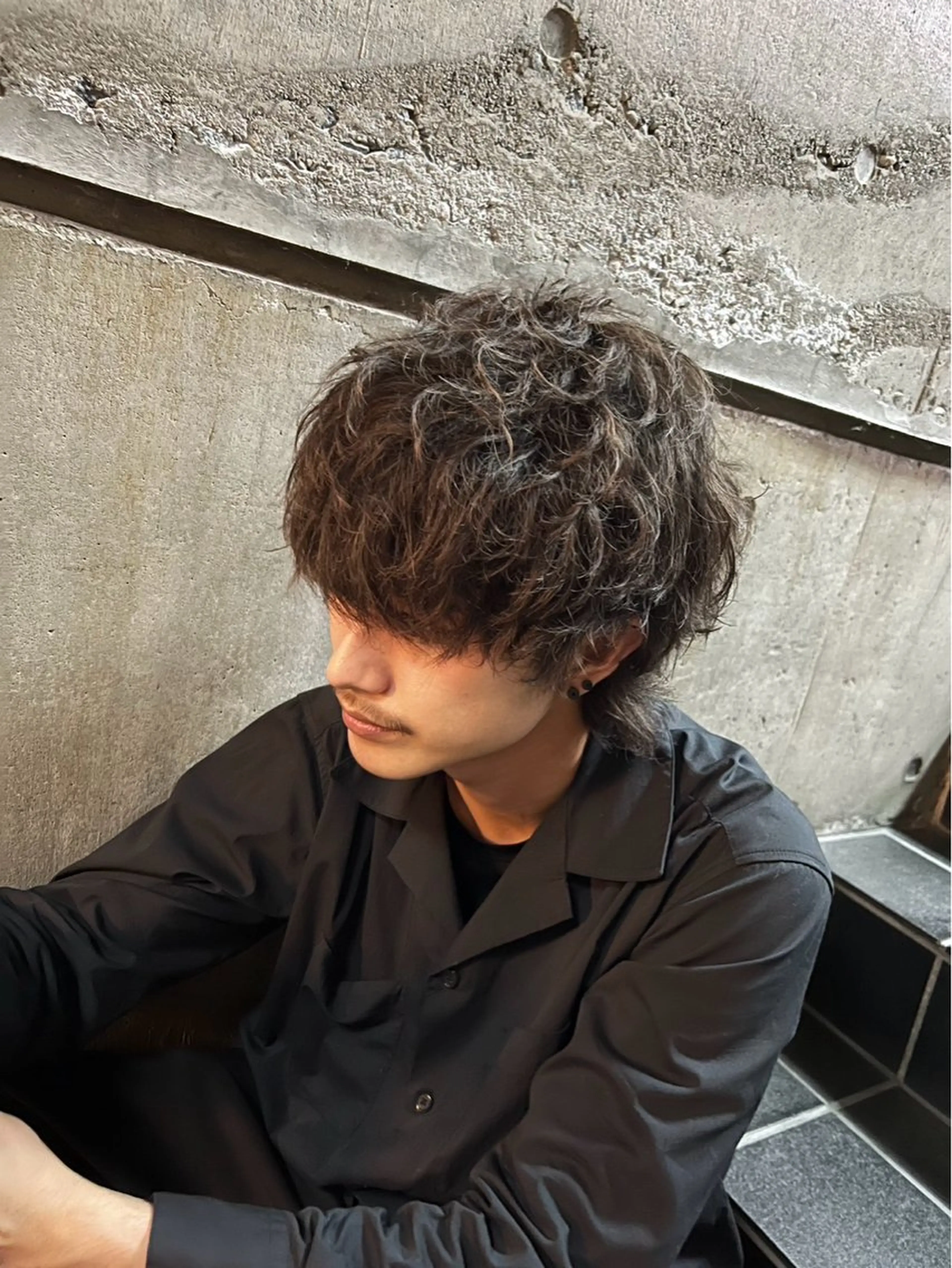 パーマ メンズ 五十嵐 圭音のヘアスタイル