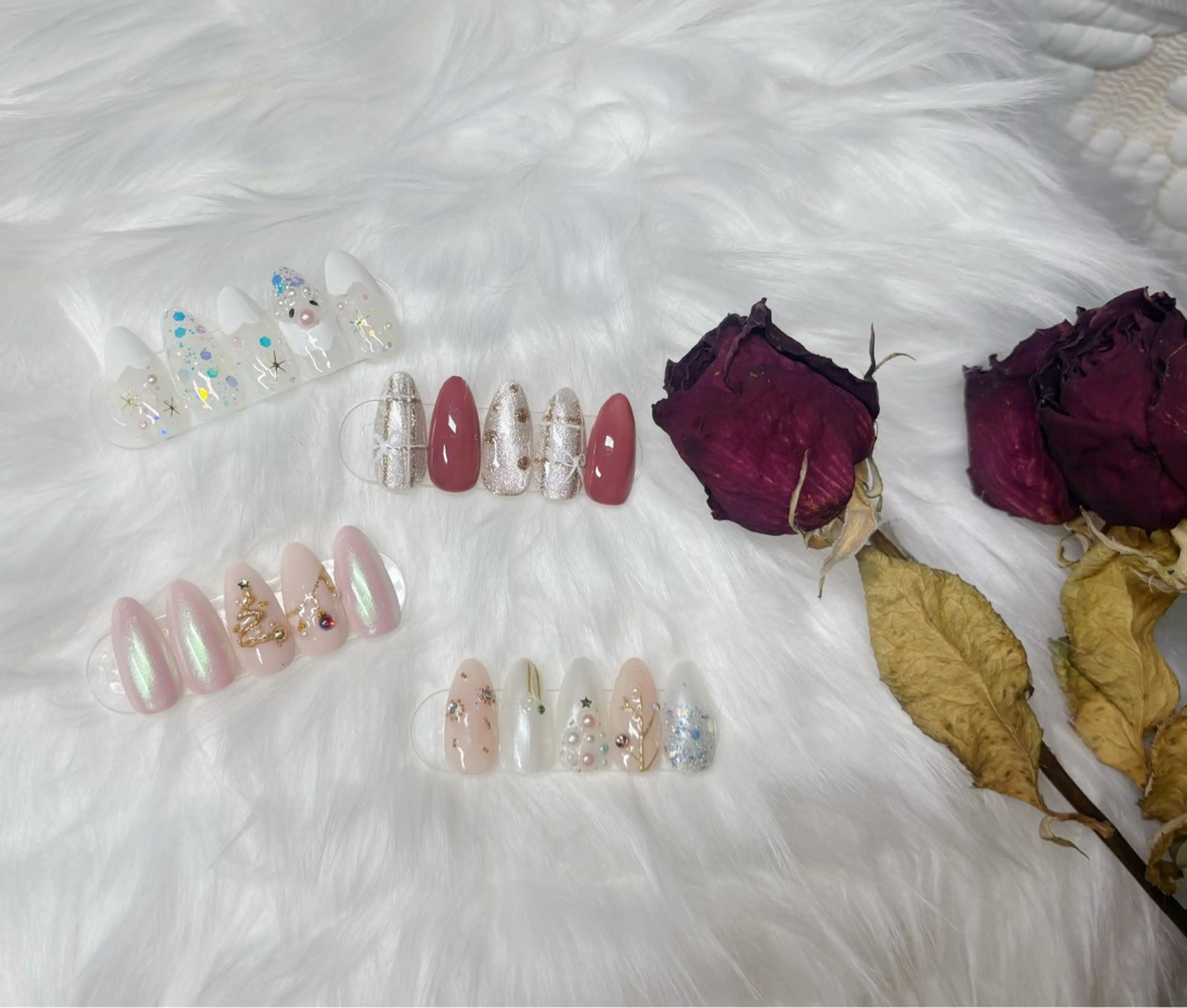 ネイル 冬ネイル クリスマス LingK/nail 司 鈴音のネイルデザイン