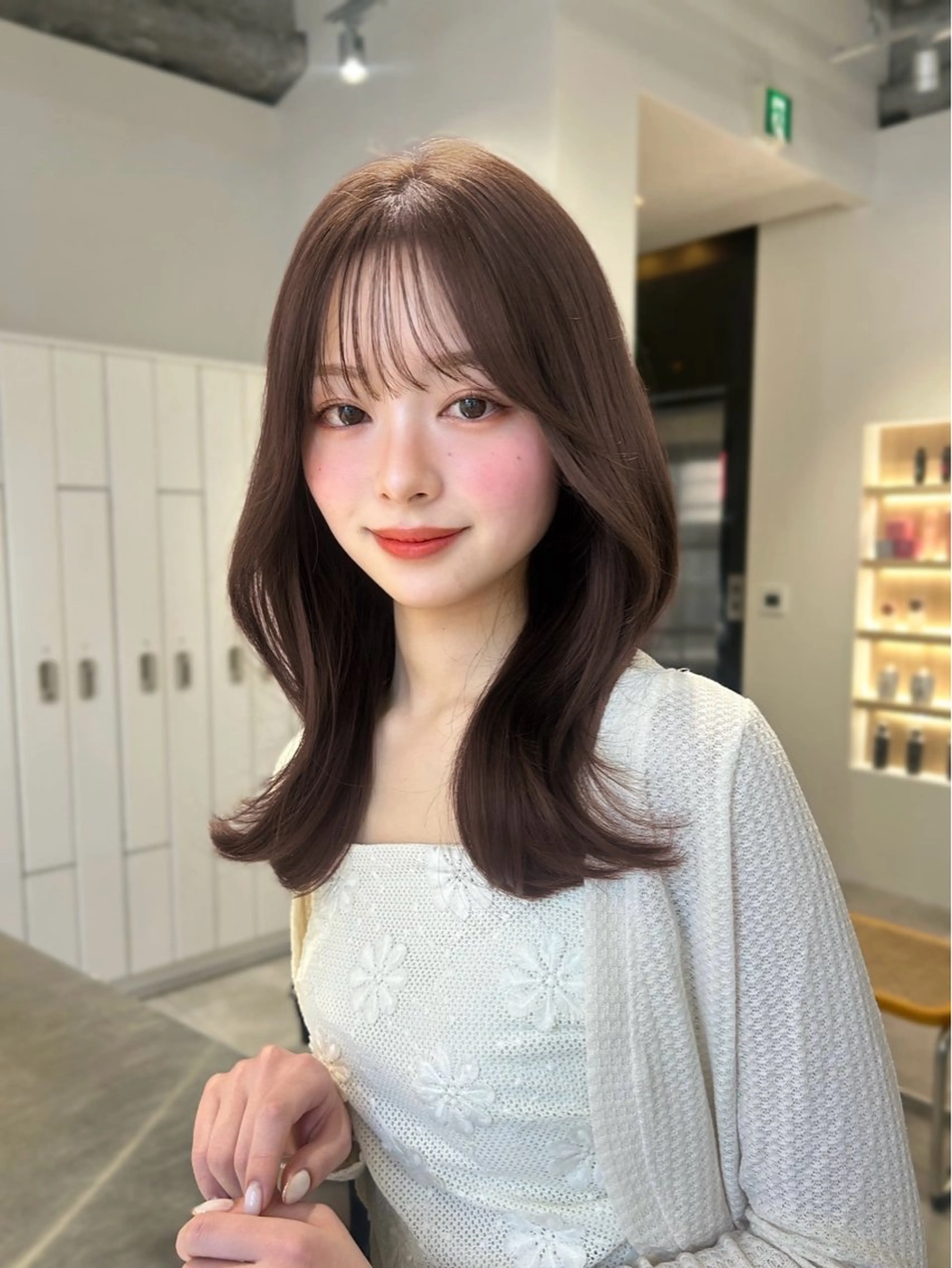 ミディアム ミディアムヘア Chifumiのヘアスタイル