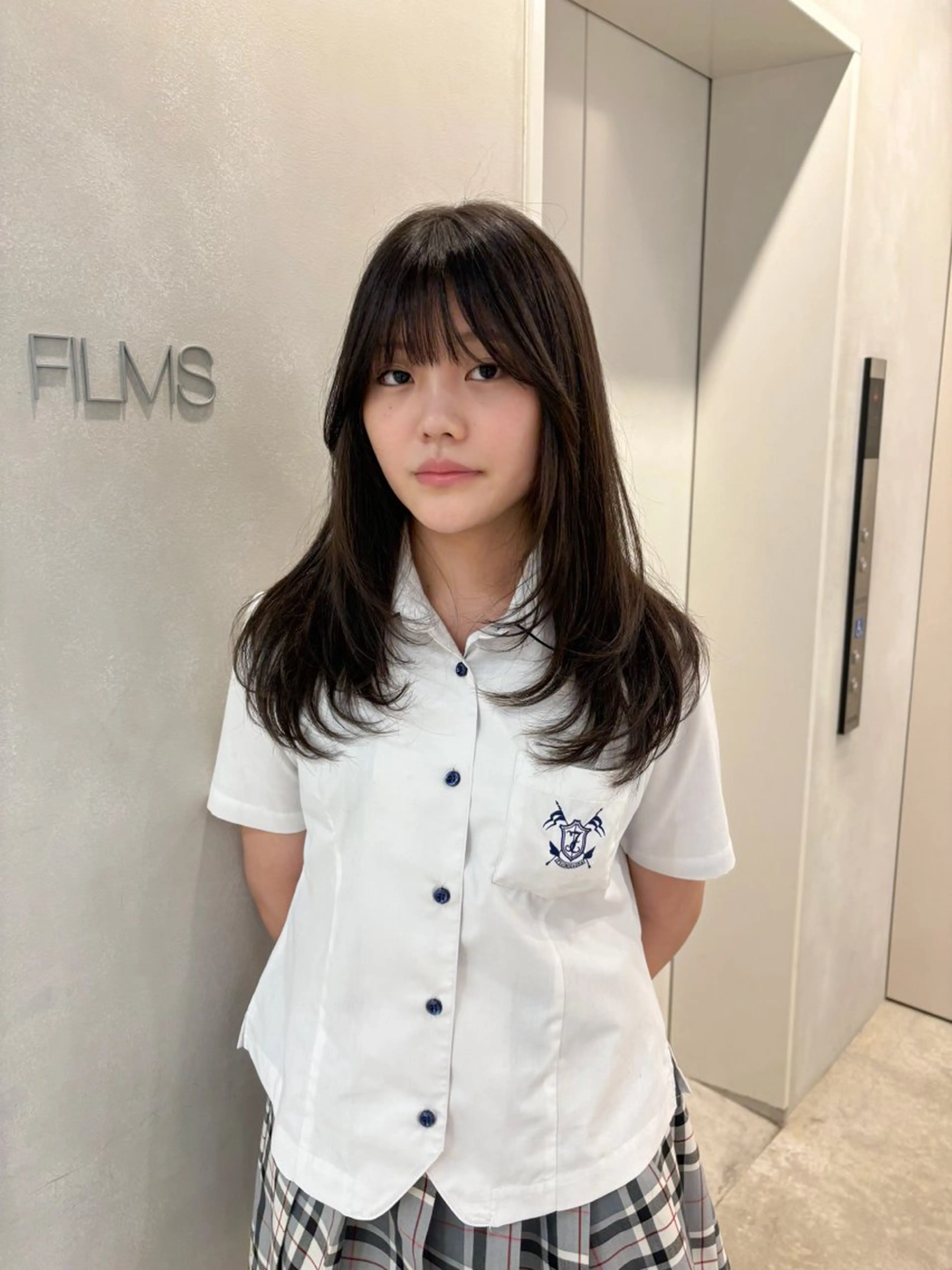 セミロング 青柳美里/ショート カットモデル募集のヘアスタイル