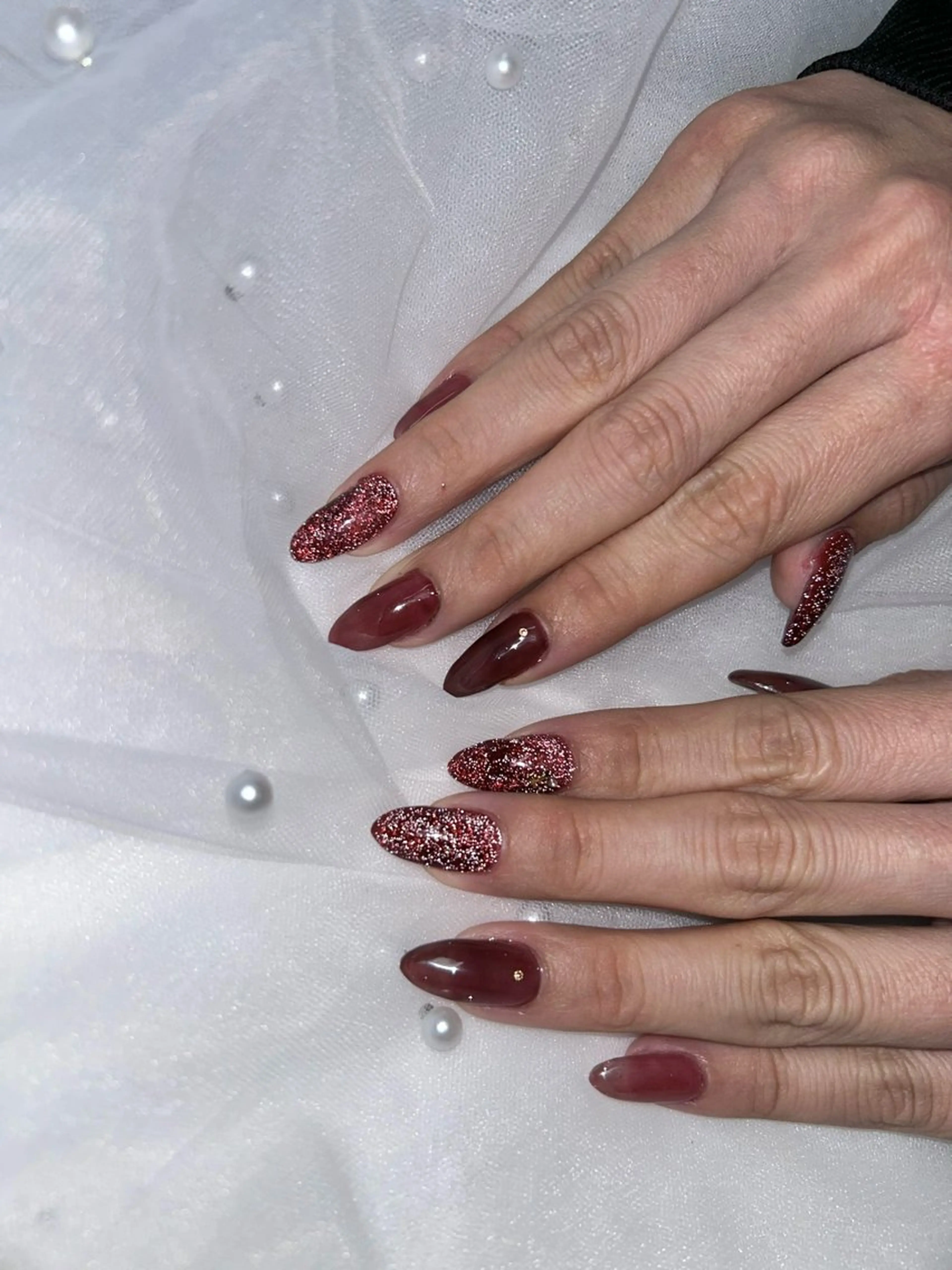 ネイル フラッシュネイル マグネットネイル ハンドネイル Ruly nail yuzunaのネイルデザイン