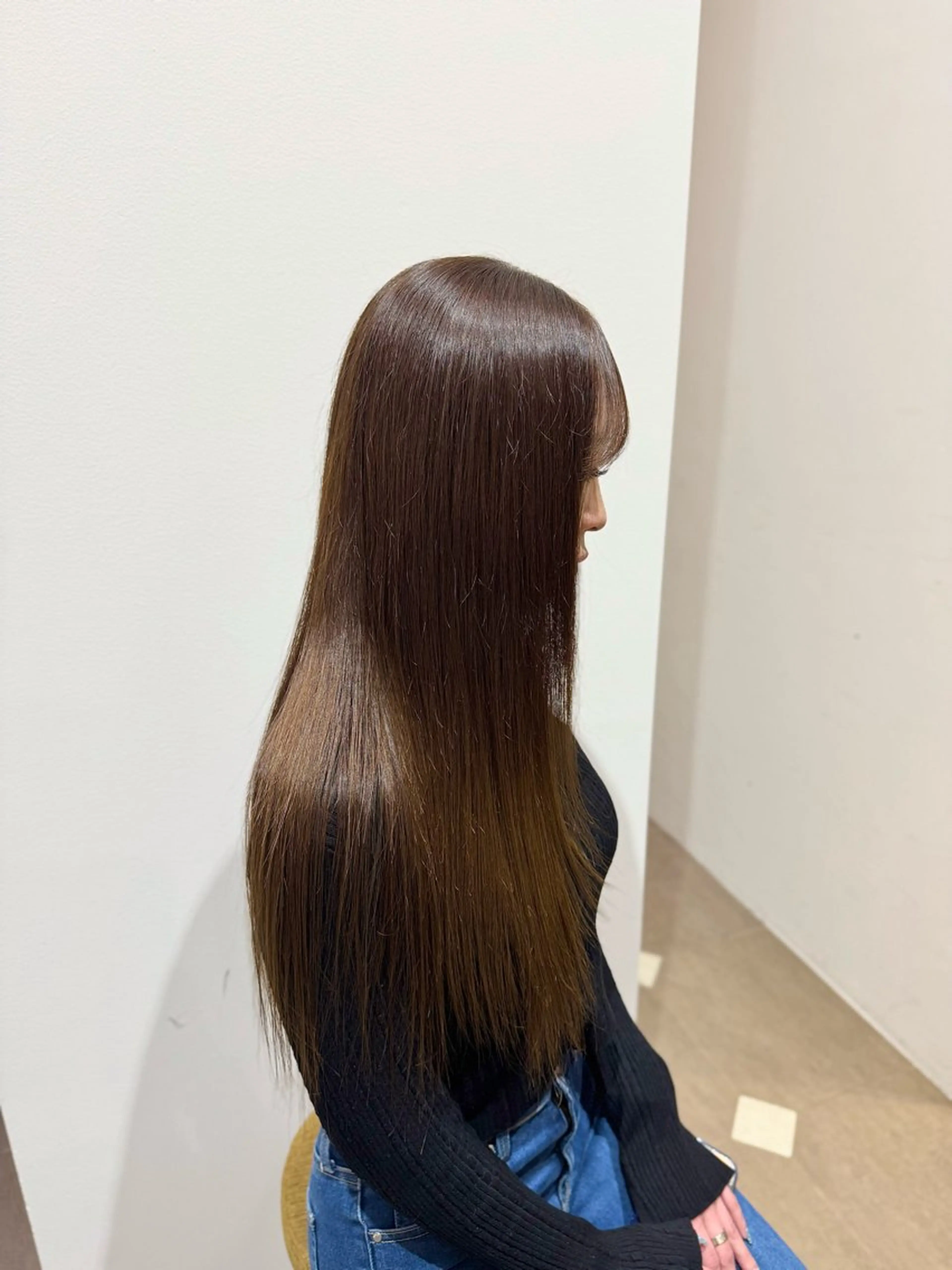 ロング ヘアカラー トリートメント echelle所属・るな/echelle 【カットモデル募集】のヘアスタイル