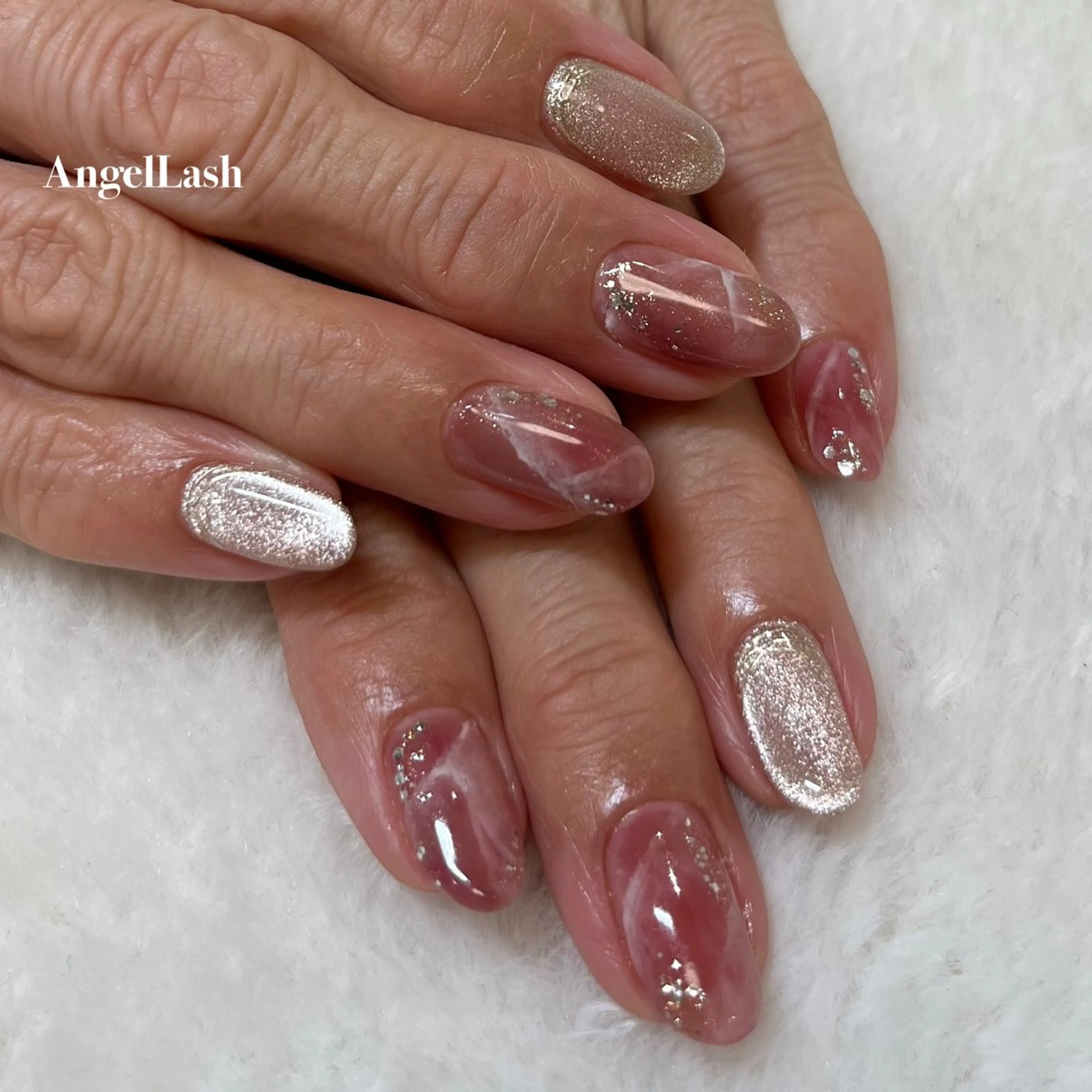 ネイル WASHLY所属・sakura 辻堂ニュアンスネイルのネイルデザイン