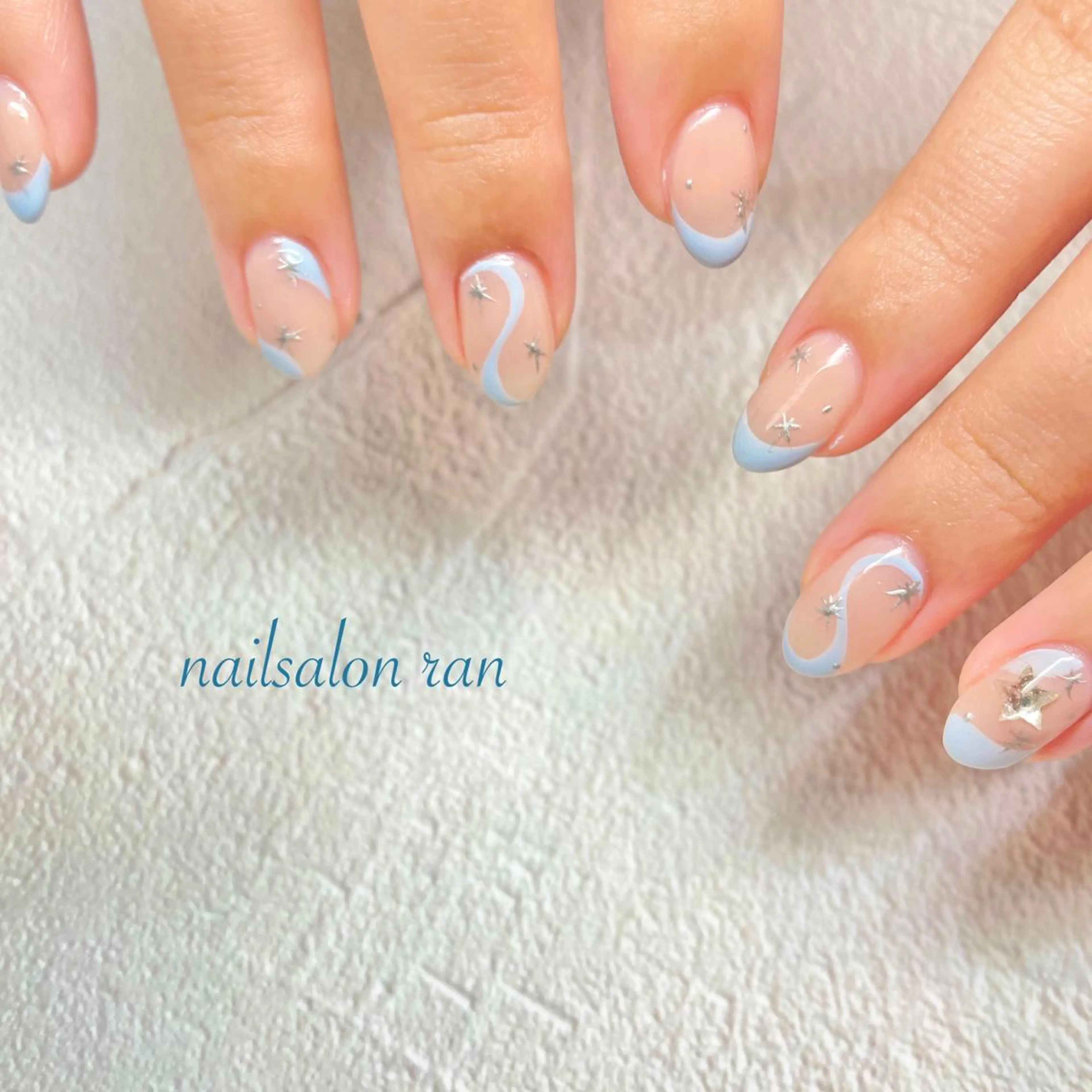 ネイル アートネイル ハンドネイル nailsalon ranのネイルデザイン