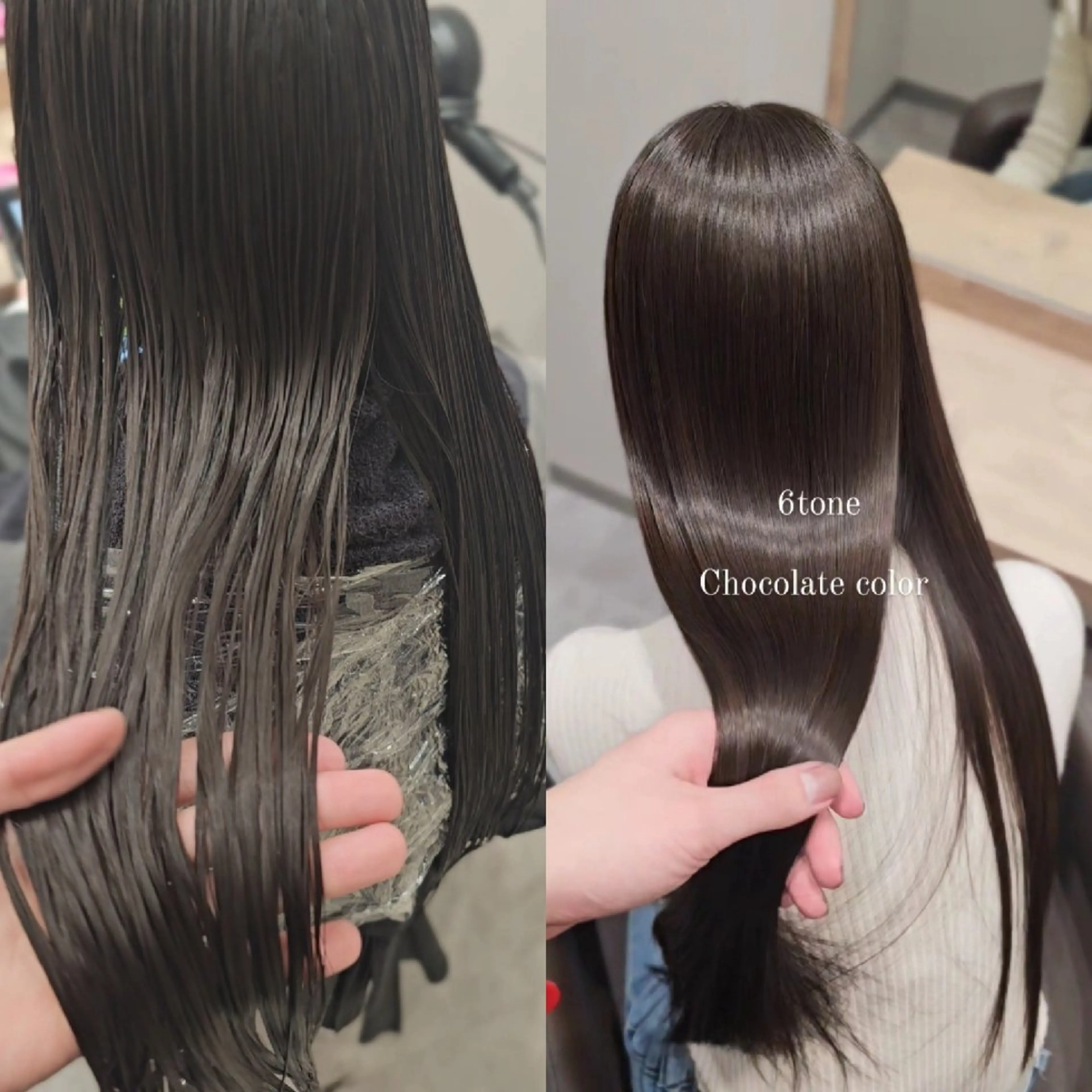 ロング カラー 縮毛矯正 カット ヘアカラー トリートメント サロウィン　神戸三宮店所属・三宮No.1ブリーチ 無しカラー/杉山太貴のヘアスタイル