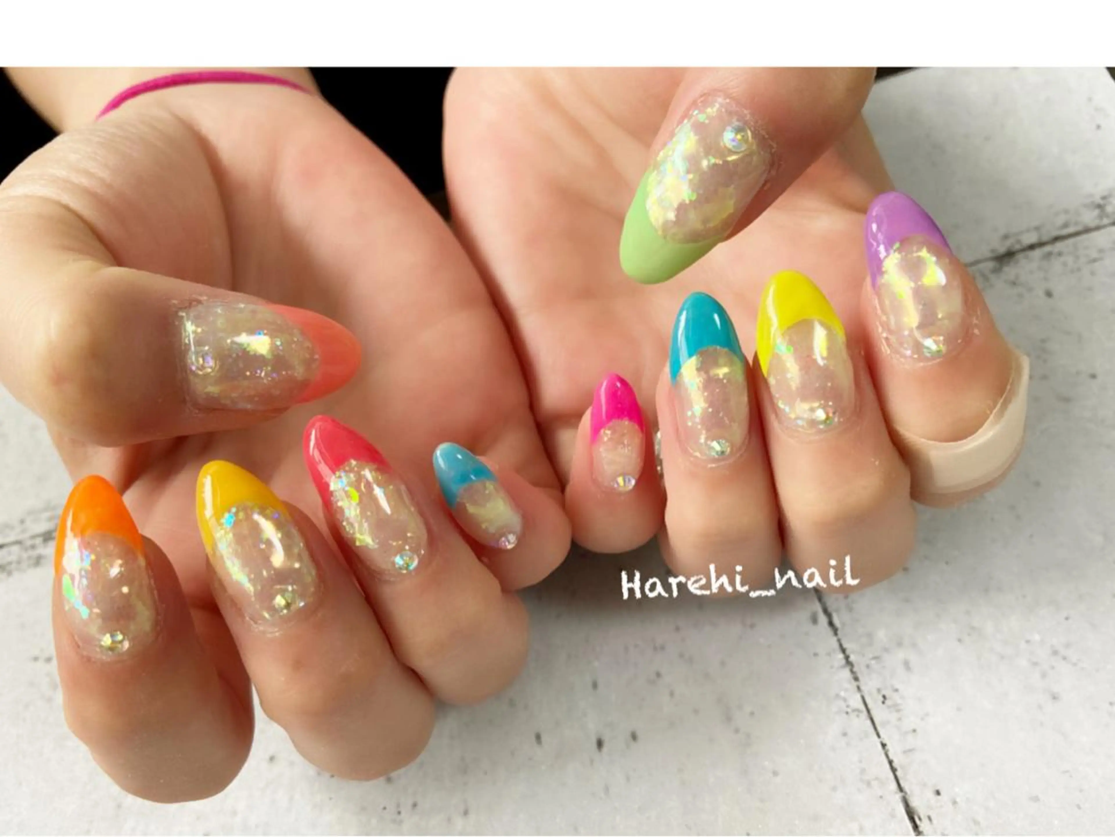 ネイル ハンドネイル Harehi_ nailのネイルデザイン