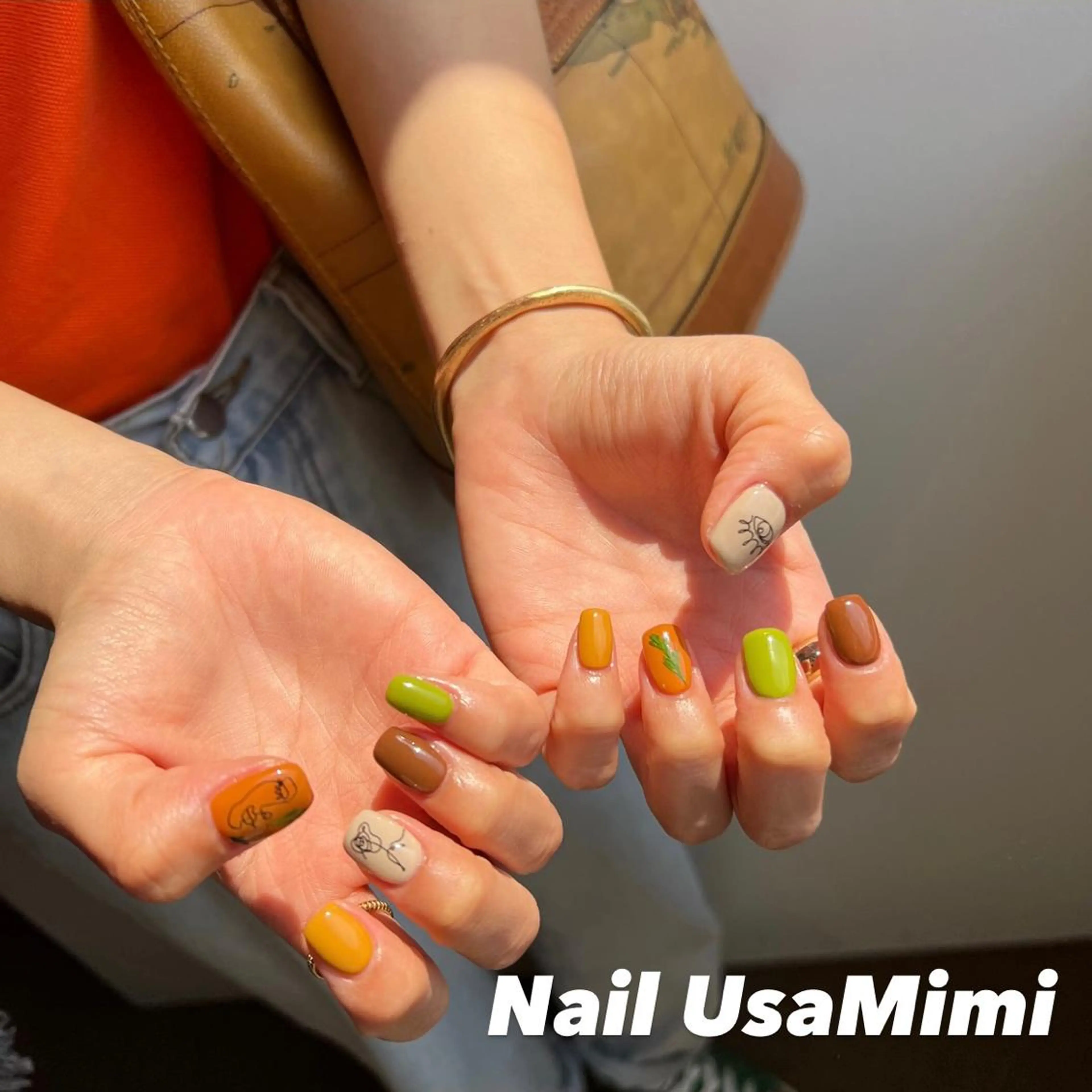 ネイル クリアネイル フットネイル ジェルネイル マグネットネイル 持ち込み 本町ネイルNail UsaMimiのネイルデザイン