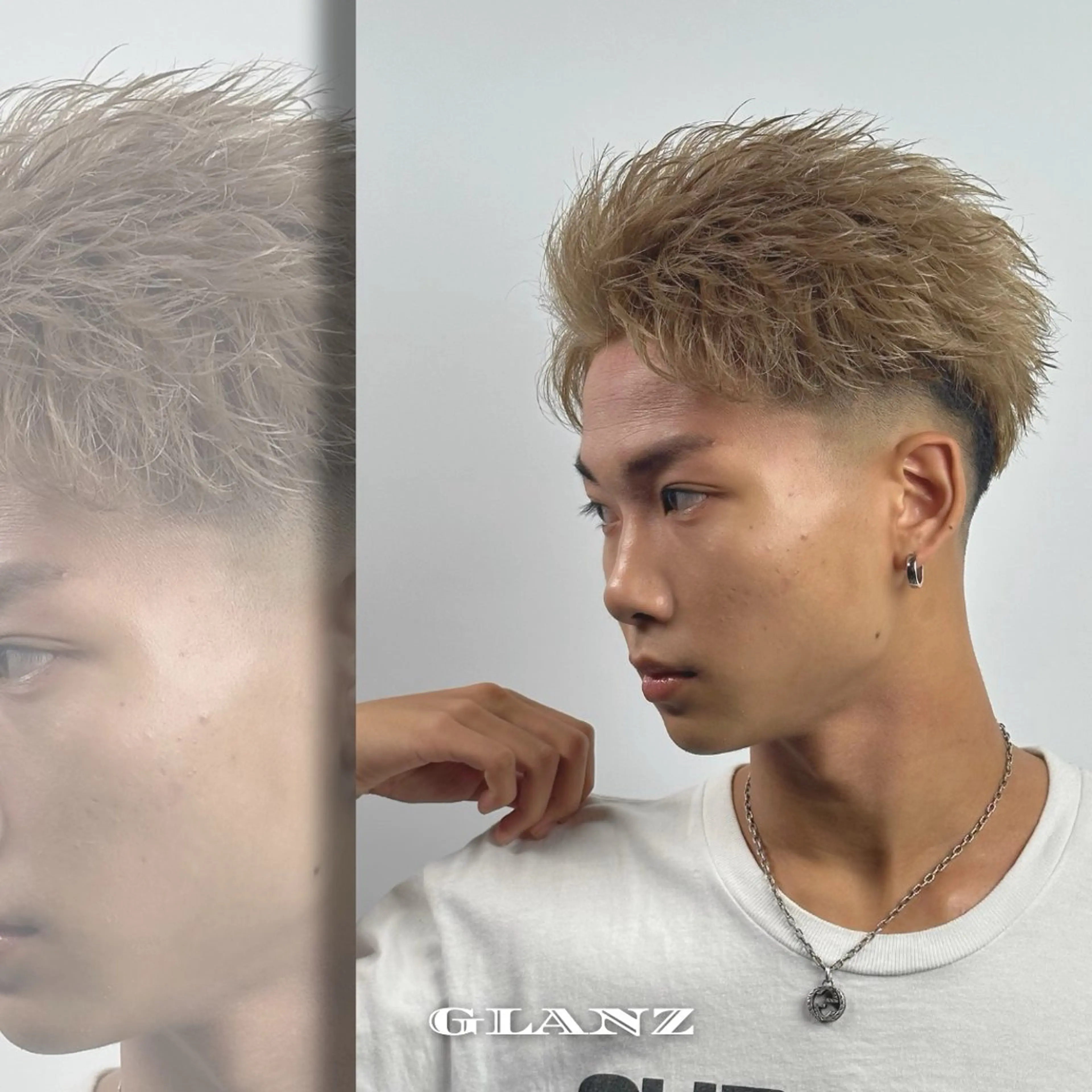 メンズ カット ヘアカラー GLANZ/メンズ カットモデル予約用のヘアスタイル