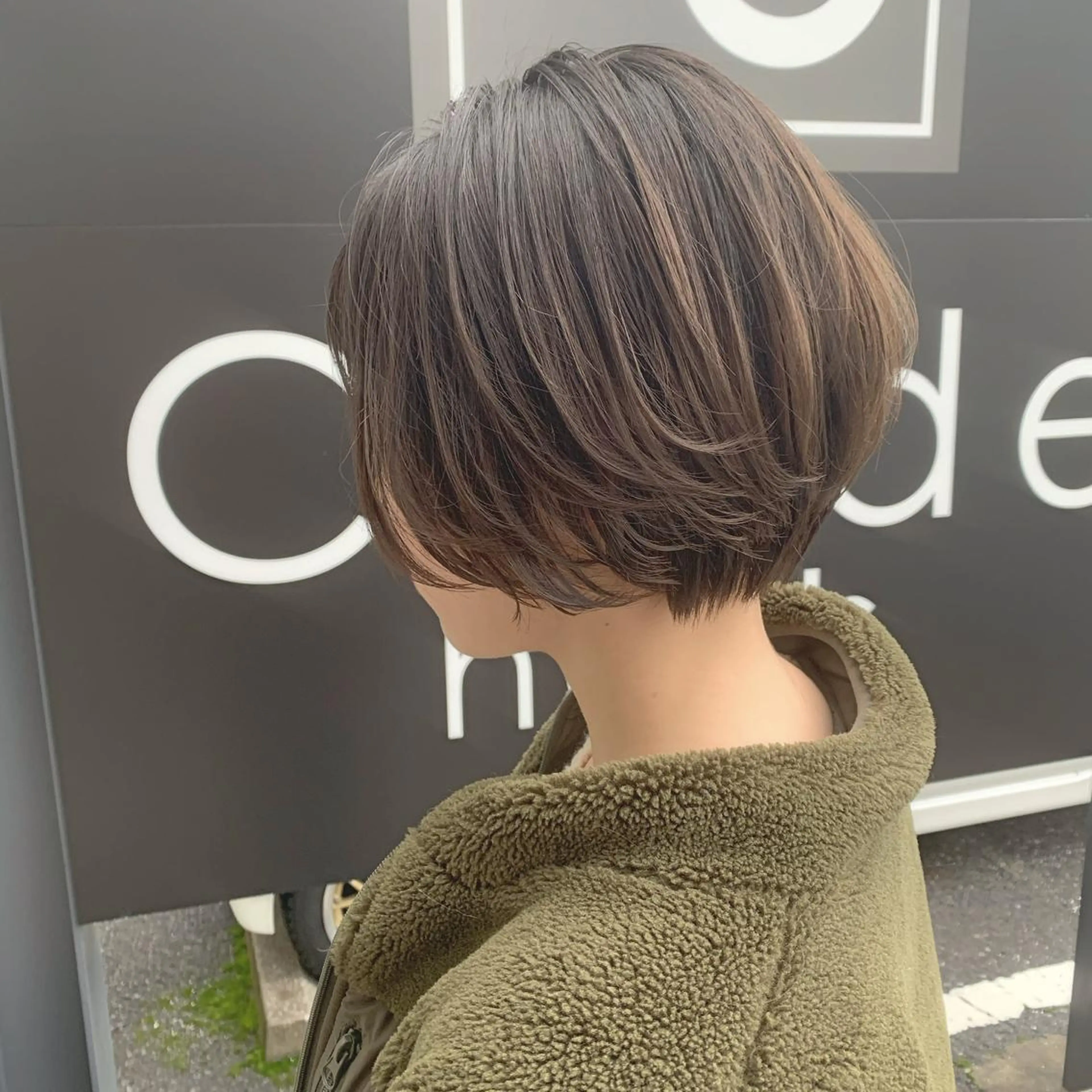 ショート カラー くびれヘア ショートヘア カット ヘアカラー トリートメント 前田 善夫のヘアスタイル