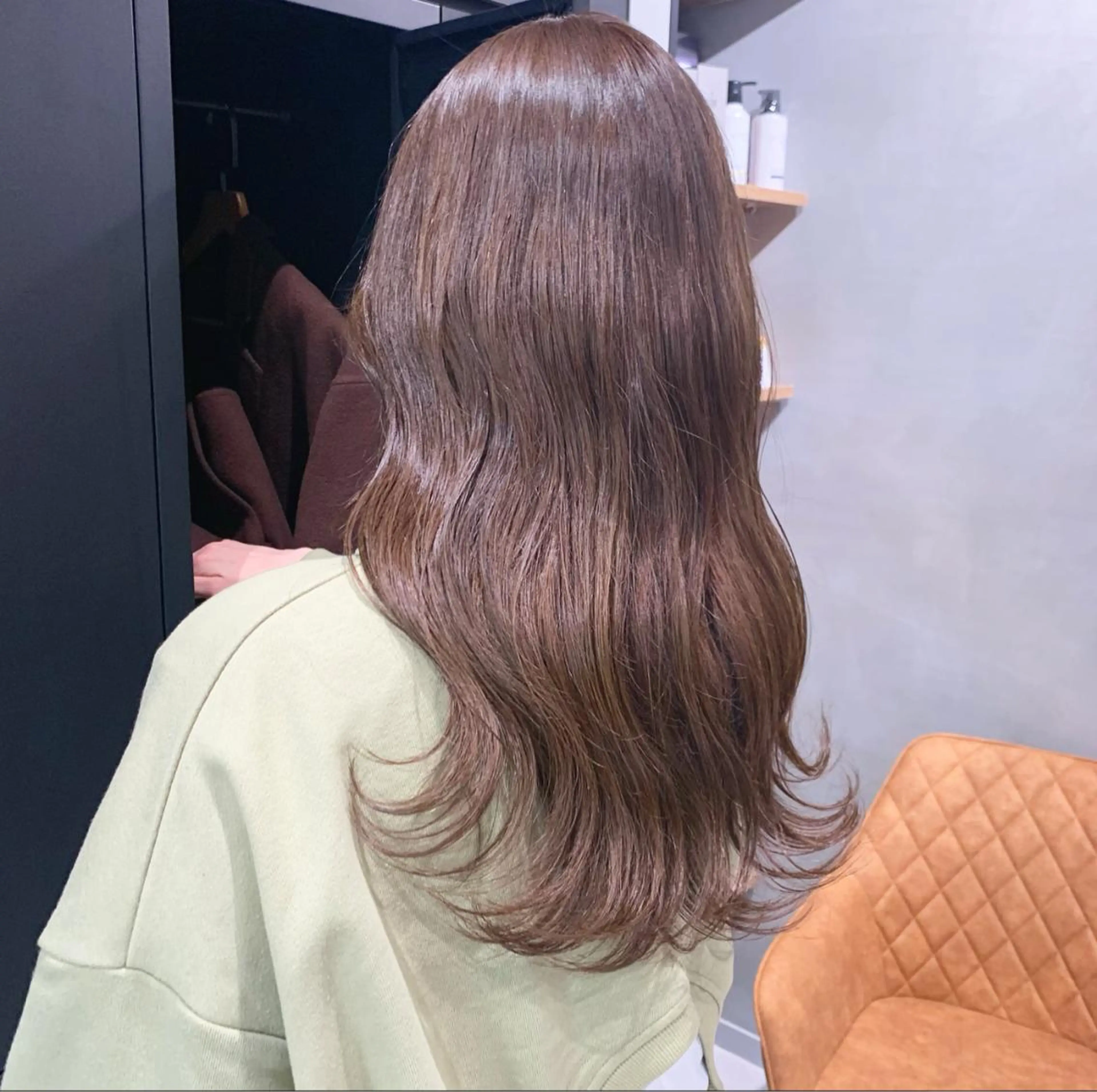 ロング カラー ベージュカラー カット ヘアカラー トリートメント 🌹似合わせカラー/ 酸性縮毛🌹野本麗奈のヘアスタイル