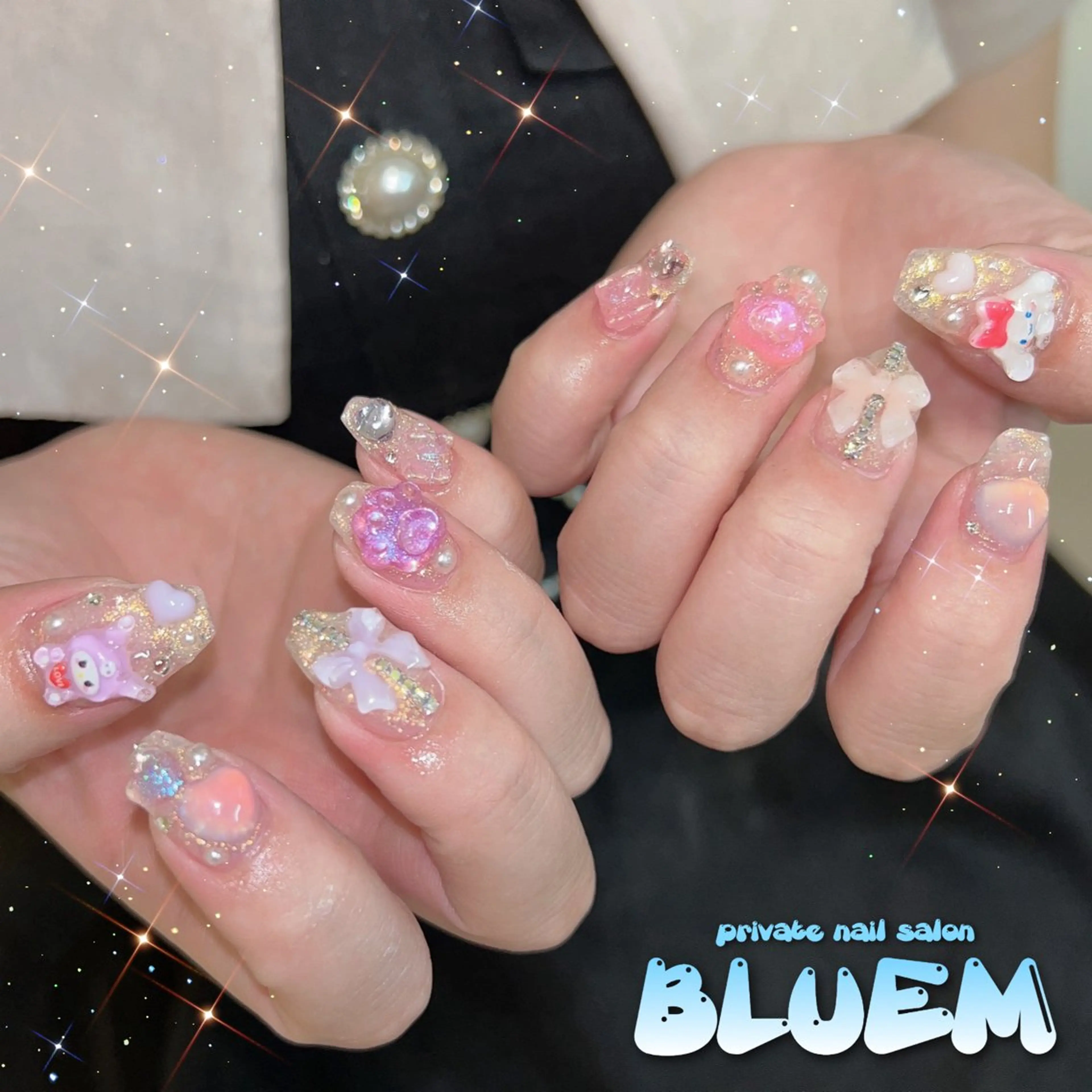 ネイル ハンドネイル BLUEM なな🐶のネイルデザイン