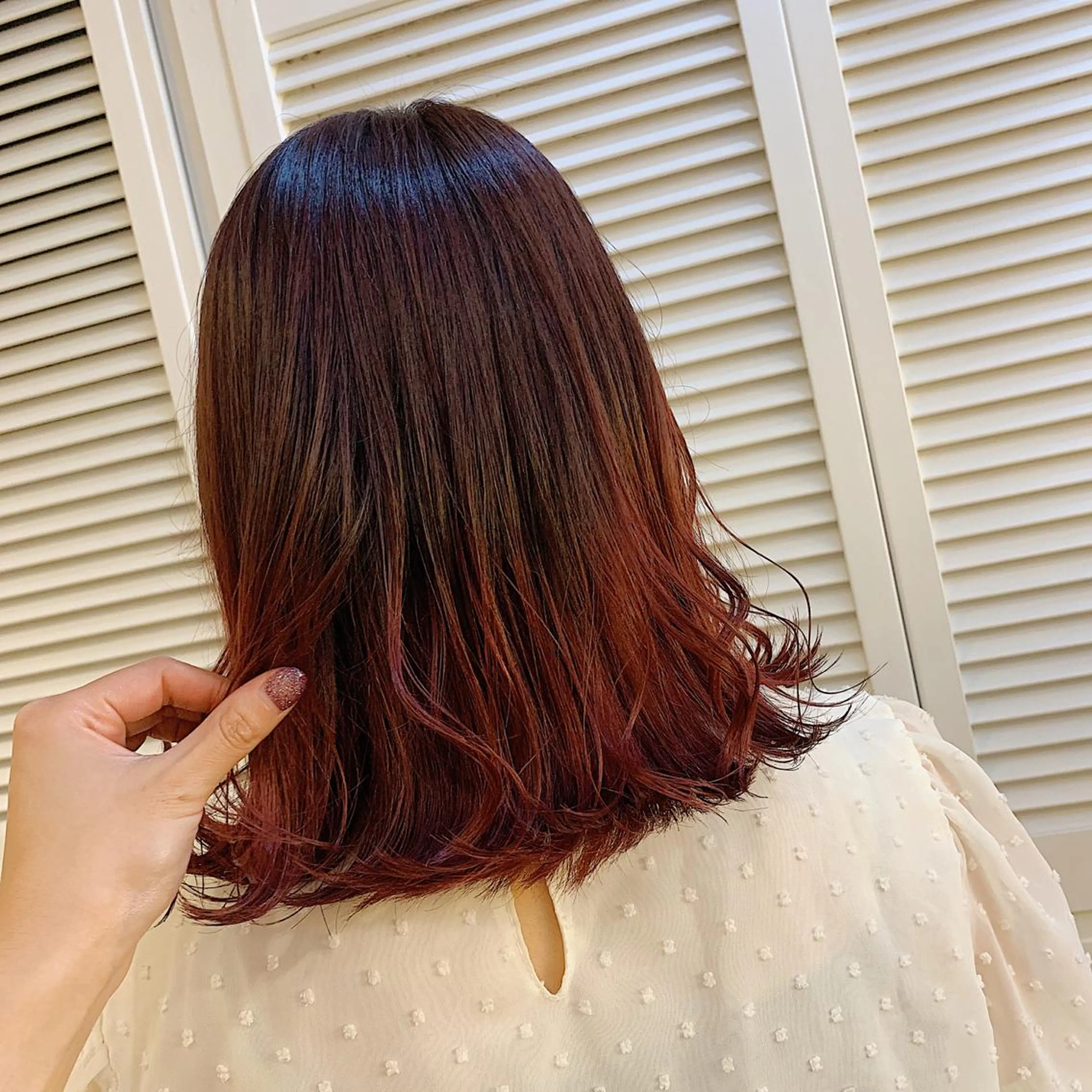 ミディアム カラー ブリーチ ラベンダーカラー ピンクカラー ピンクラベンダー GO TODAY SHAiRE SALON 町田店所属・🫧大森 知夏🫧のヘアスタイル