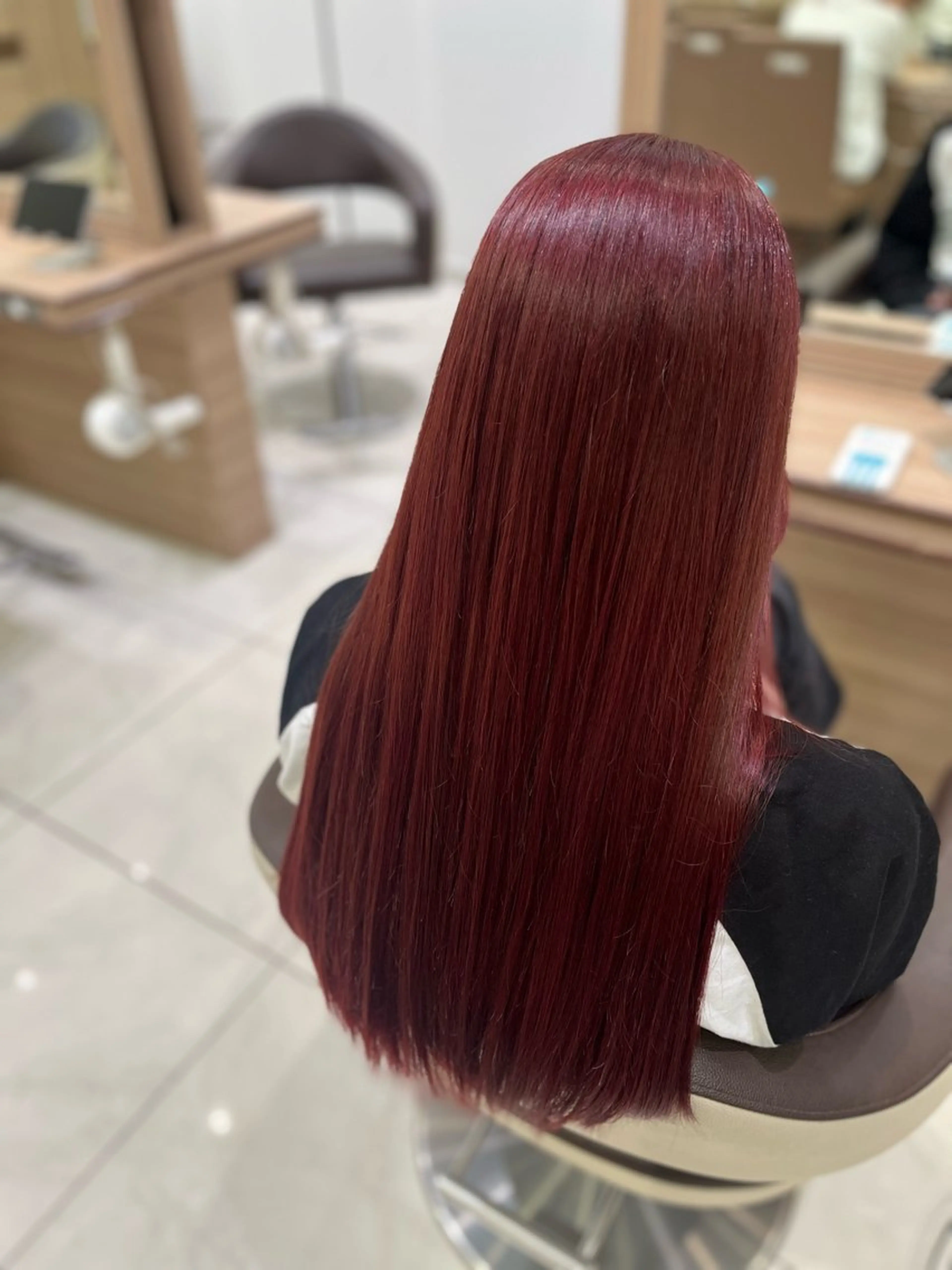 カラー 中溝有紗🐰透明感 カラー・メンズパーマのヘアスタイル