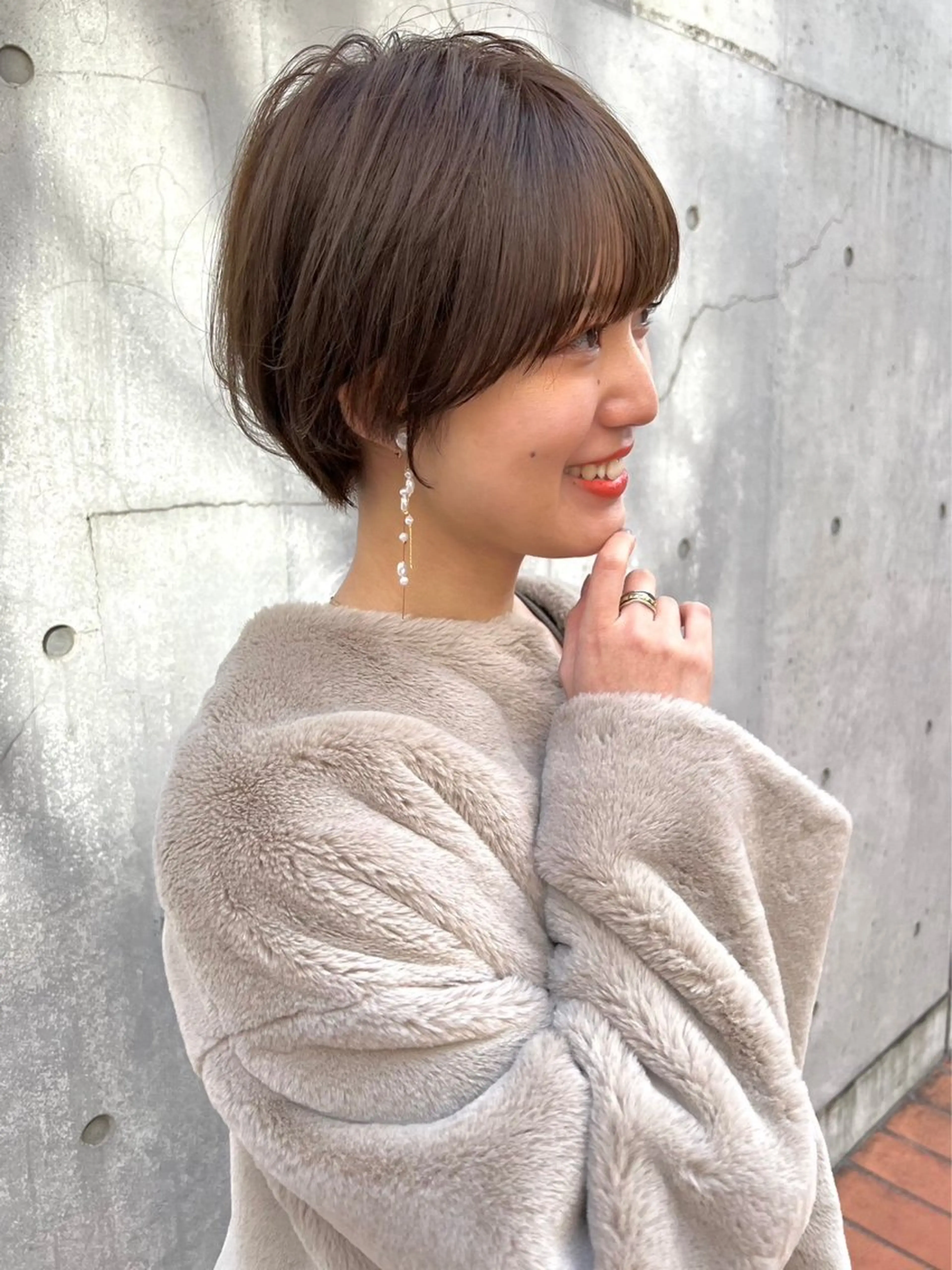 ショート 似合わせショート 森岡俊亮のヘアスタイル