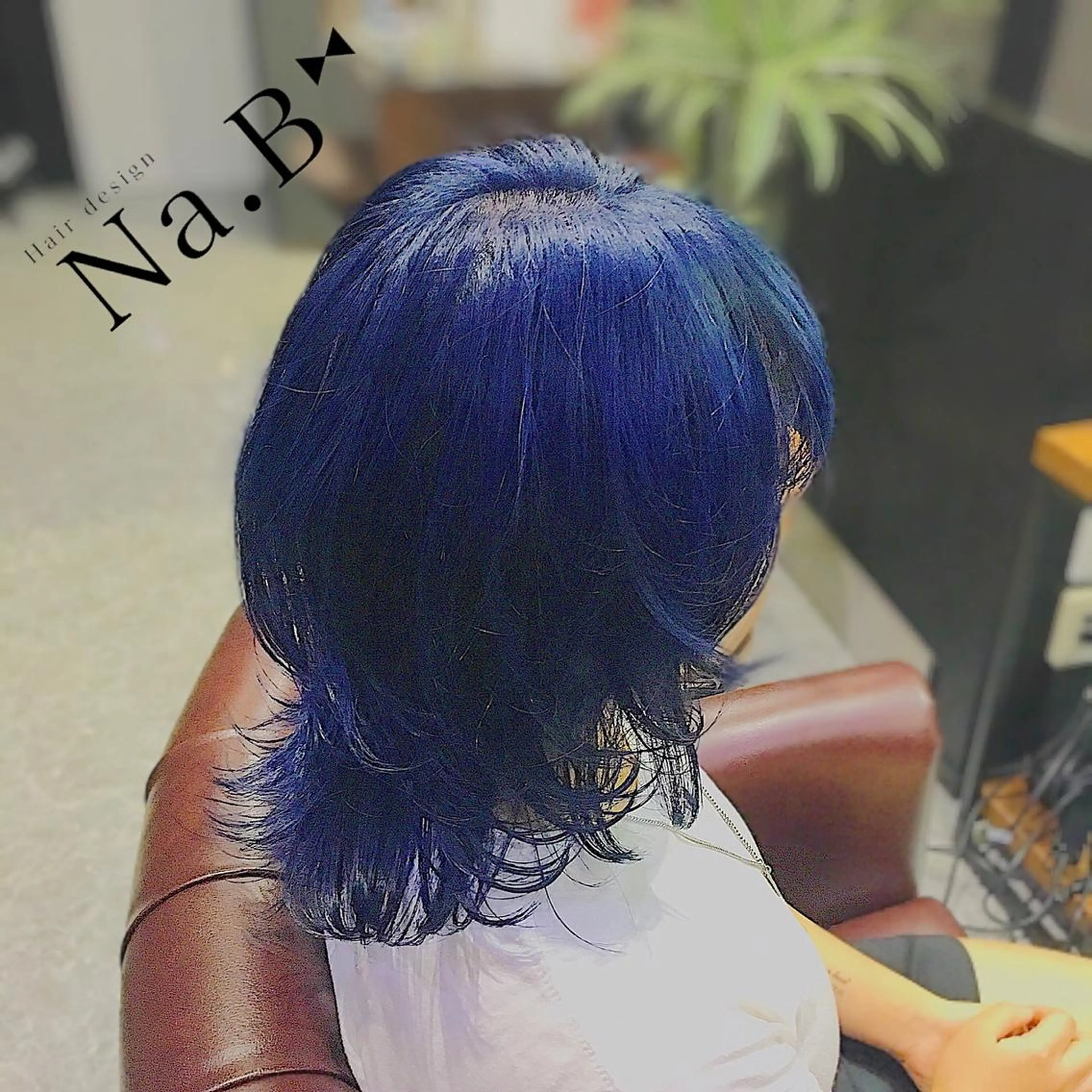 ミディアム カラー パーマ ヘアアレンジ Hair design Na.B所属・ジユン 지윤のヘアスタイル