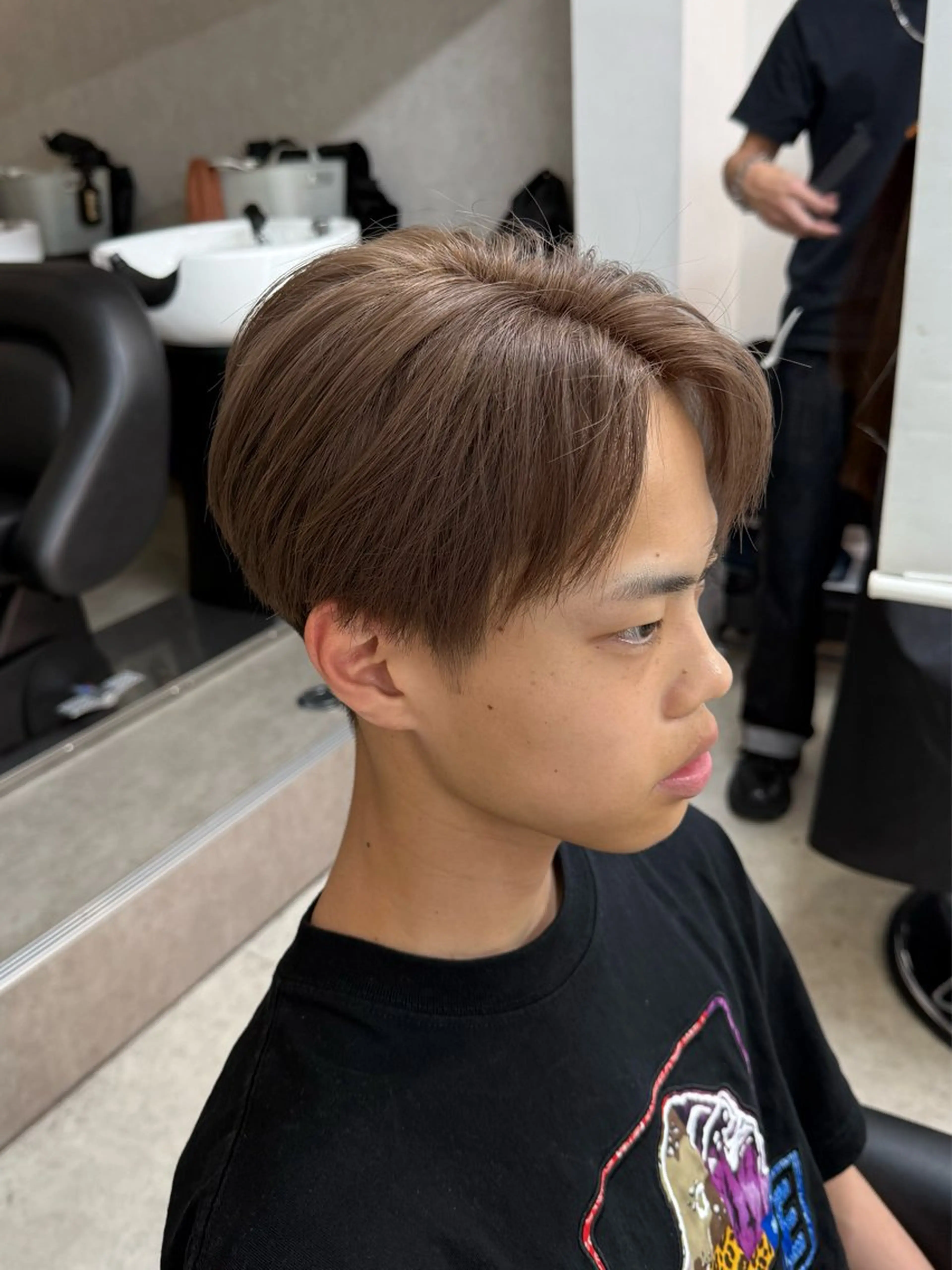 ショート カラー メンズ メンズブリーチ ブリーチ 透明感カラー ダブルカラー ヘアカラー sunc所属・ハイトーン/ブリーチ /ダブルカラーのヘアスタイル