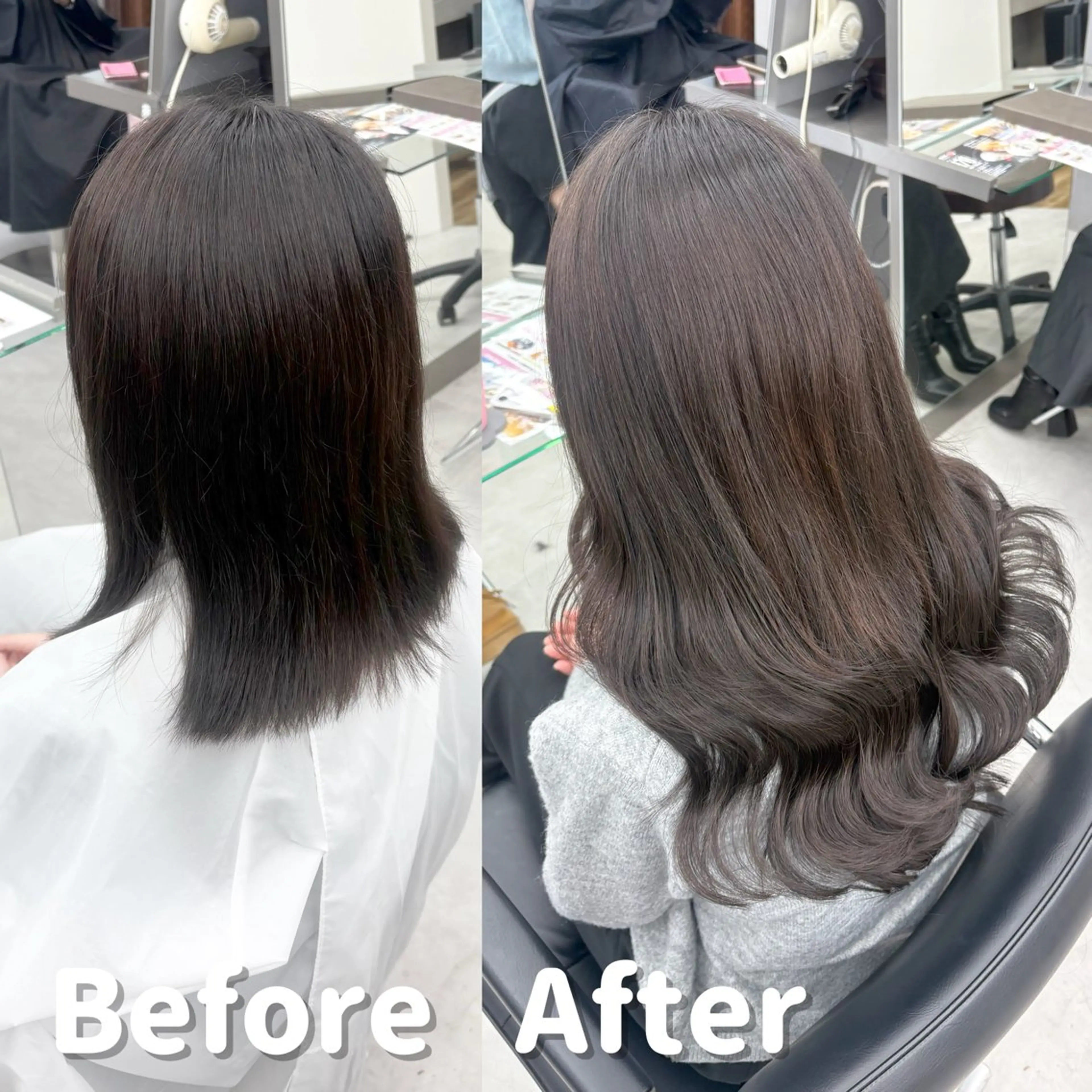 ロング エクステ 馴染ませNo.1🧃 エクステ・アレンジのヘアスタイル