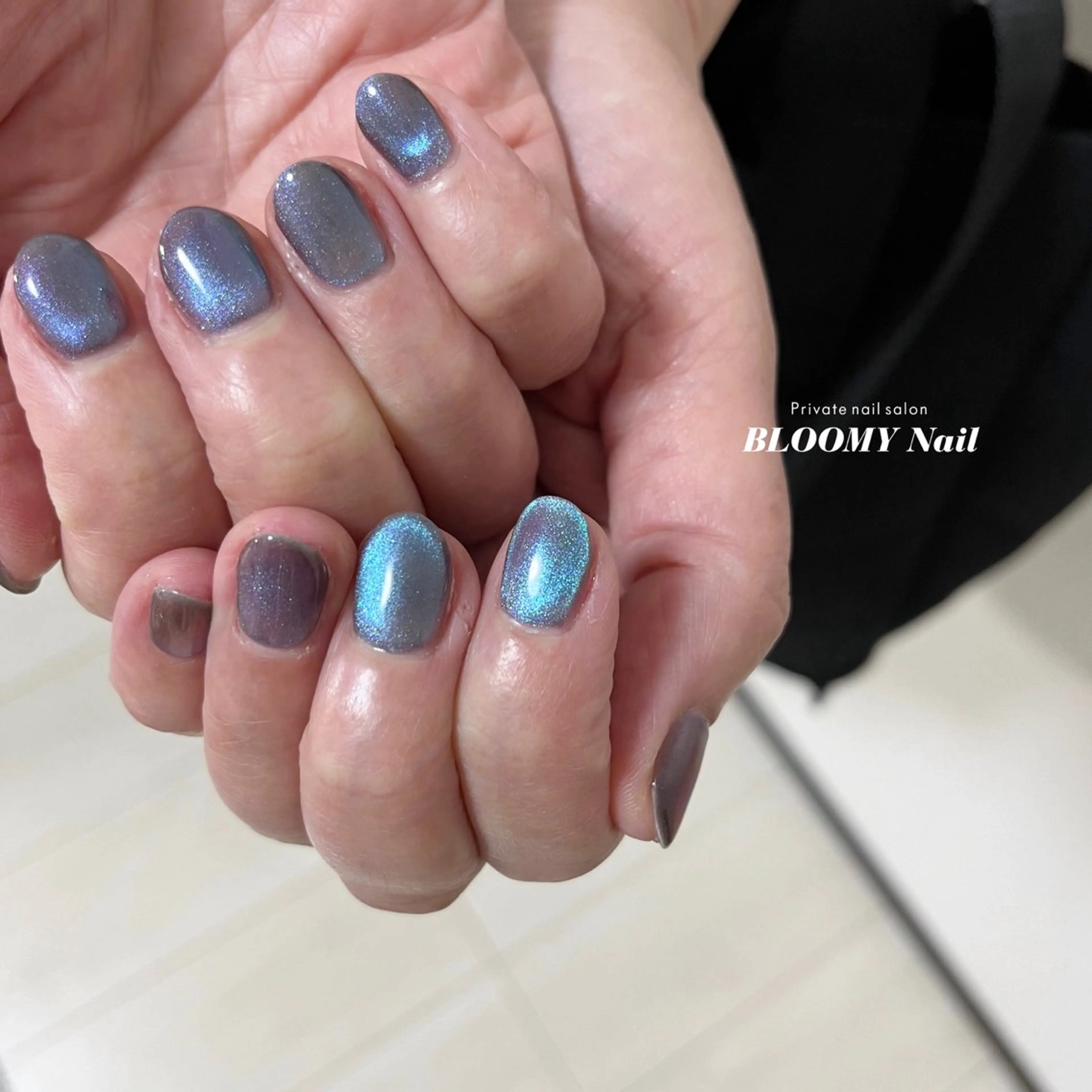 ネイル マグネットネイル ハンドネイル BLOOMY nailのネイルデザイン