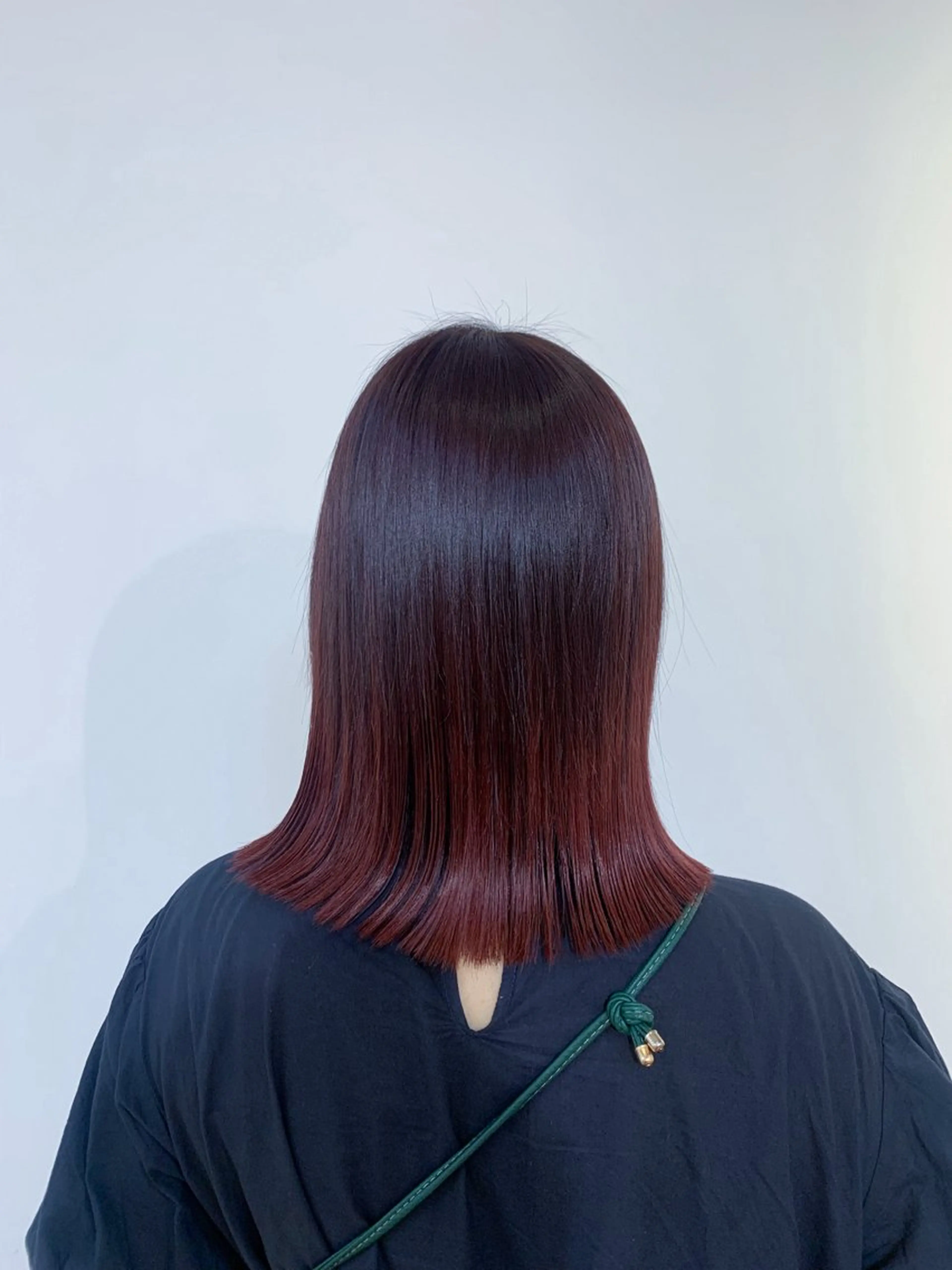 ミディアム カラー ブリーチ デザインカラー グラデーションカラー ボブ kato sakuraのヘアスタイル