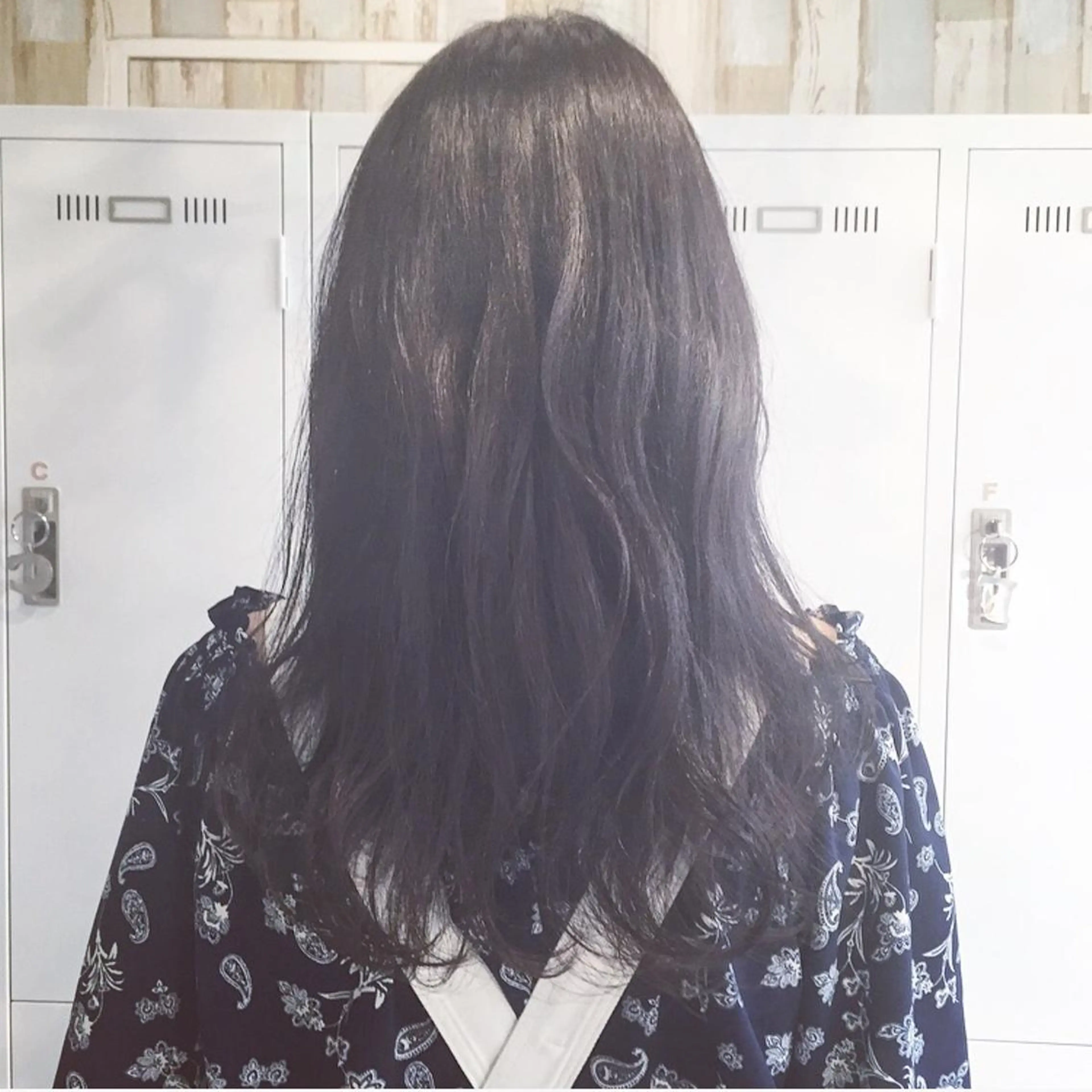 ロング カラー 前髪顔周り✂️店長 ❤️アマミヤ❤️のヘアスタイル