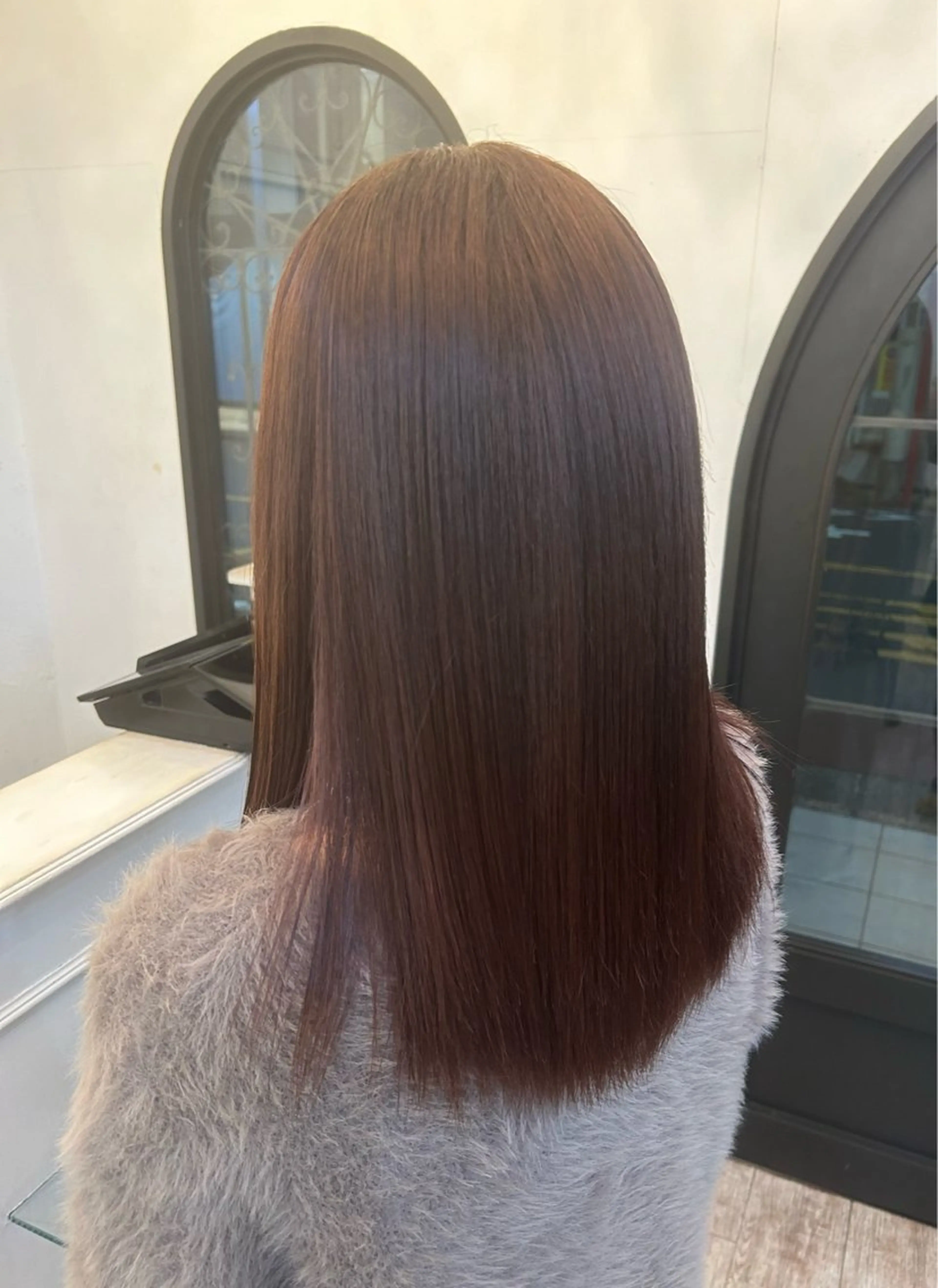 セミロング カラー 27日レディース 自由が丘🌷マナミのヘアスタイル