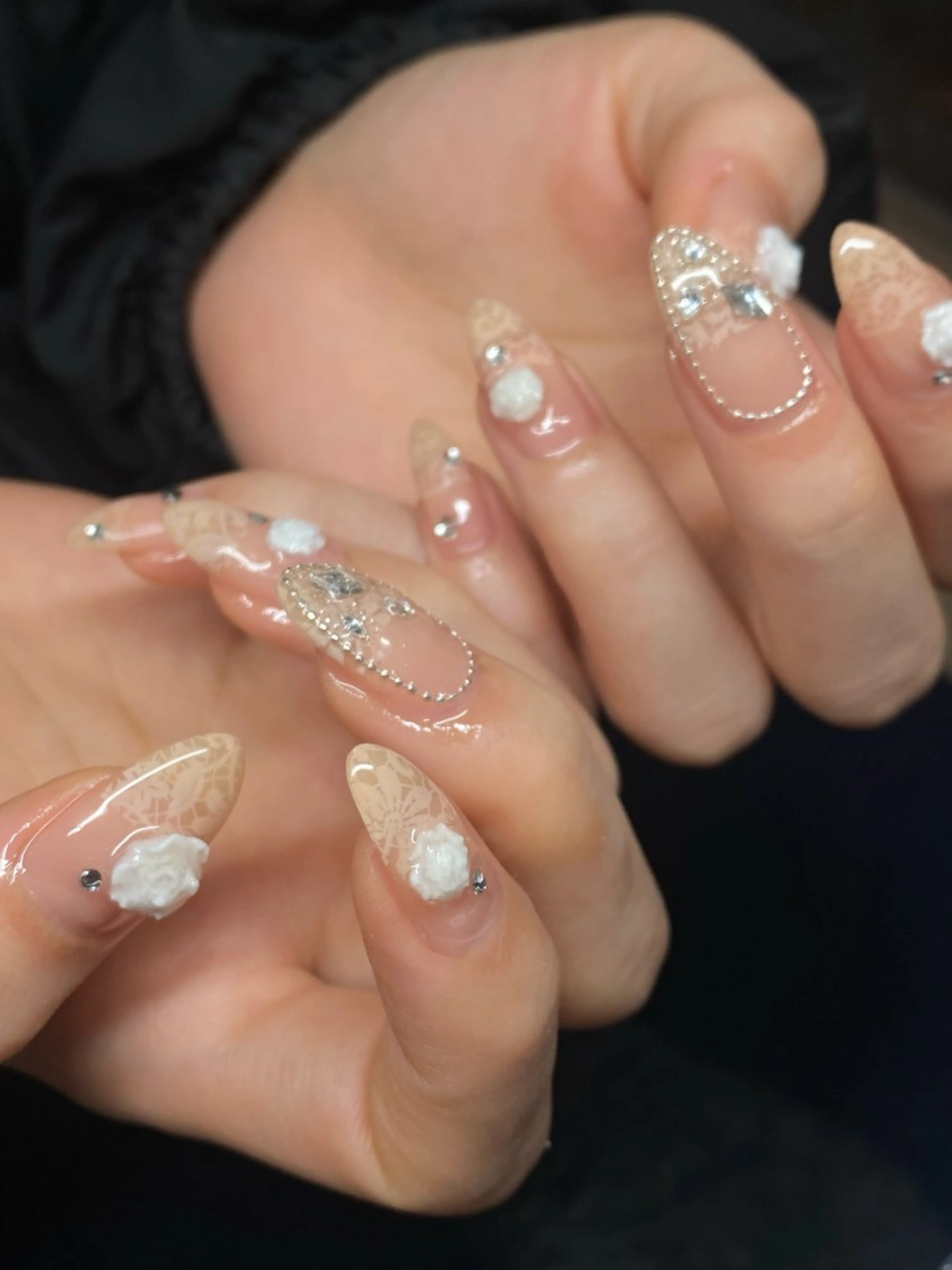 ネイル 氷ネイル・うるうるネイル BNT nailsのネイルデザイン