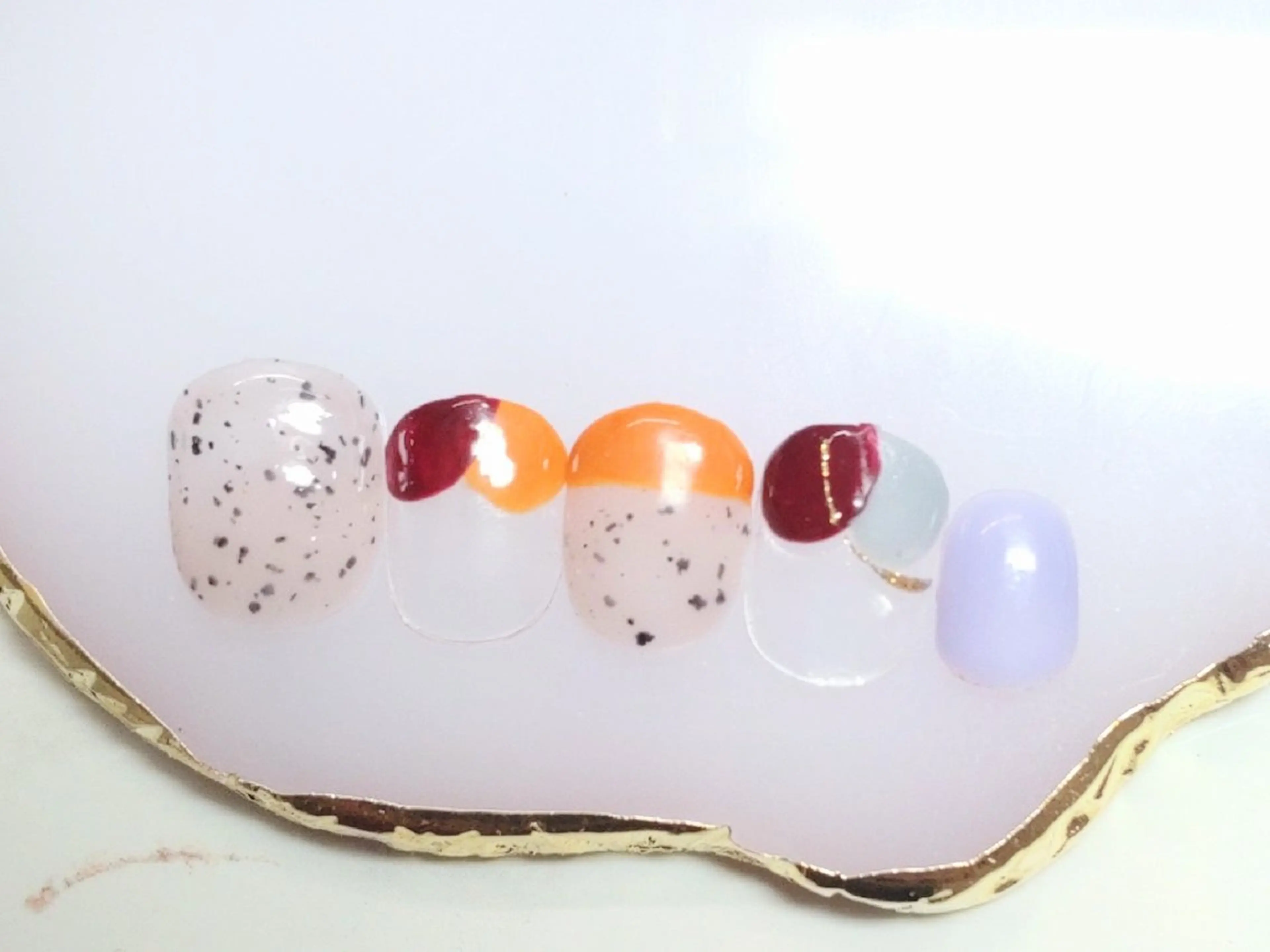 💅ショートネイル💅【オフなし】選べるサンプル10種以上の写真