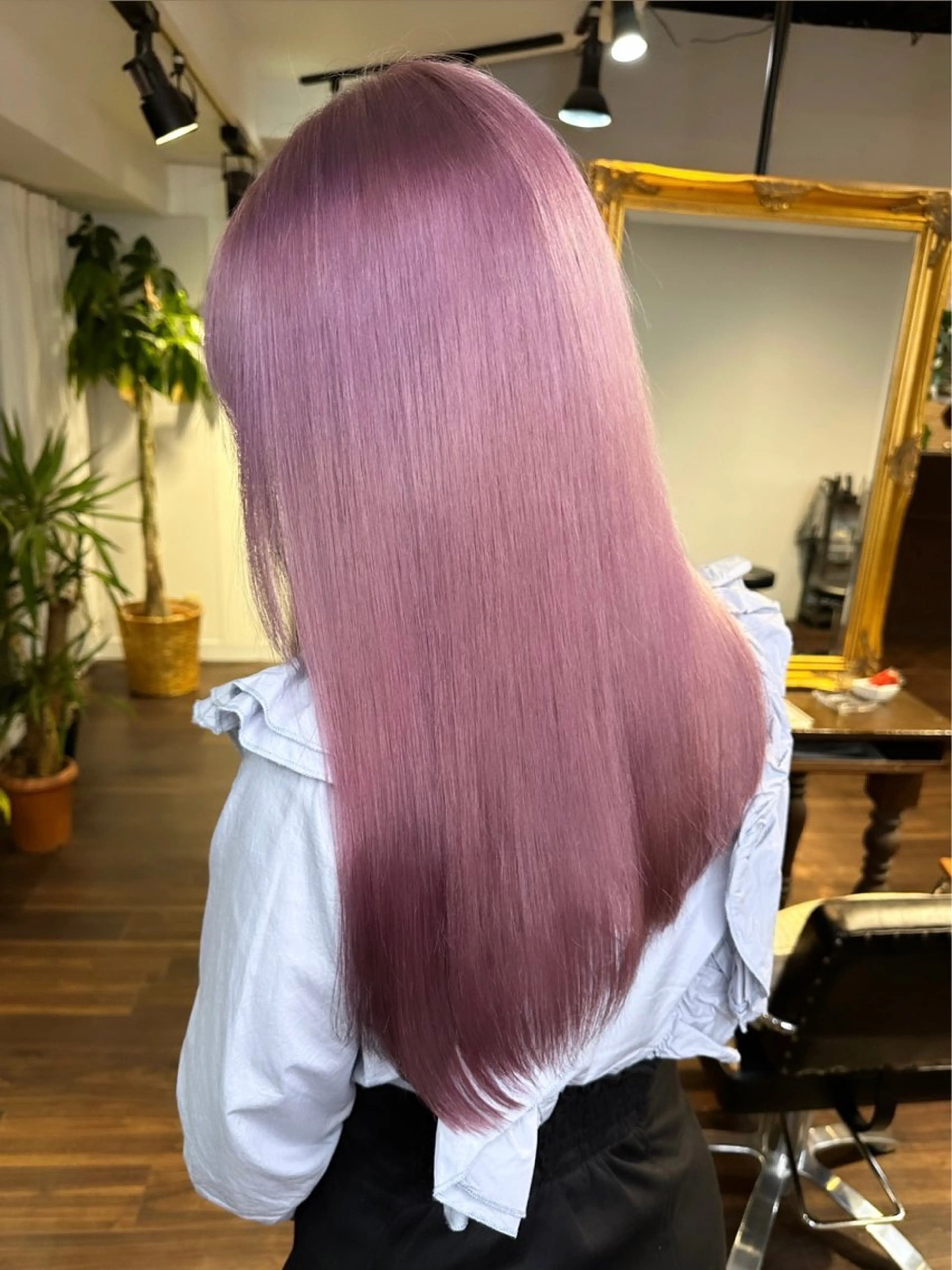 セミロング カラー ヘアアレンジ ブリーチ ケアブリーチ ダブルカラー イヤリングカラー ハイトーンカラー カット ヘアカラー トリートメント 心斎橋ダブルカラー ボブ/レイヤーのヘアスタイル