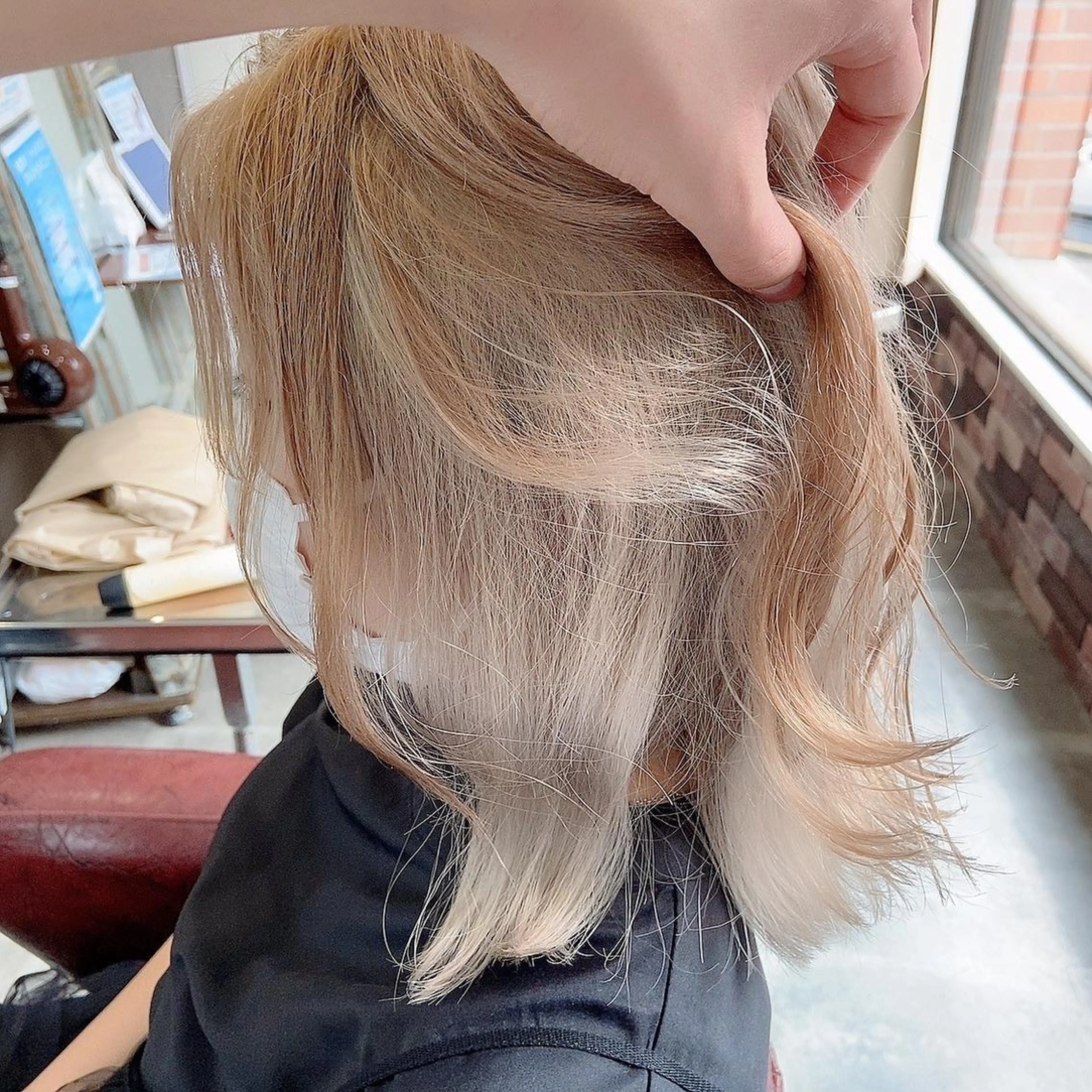 セミロング カラー カットモデル 募集✨のヘアスタイル