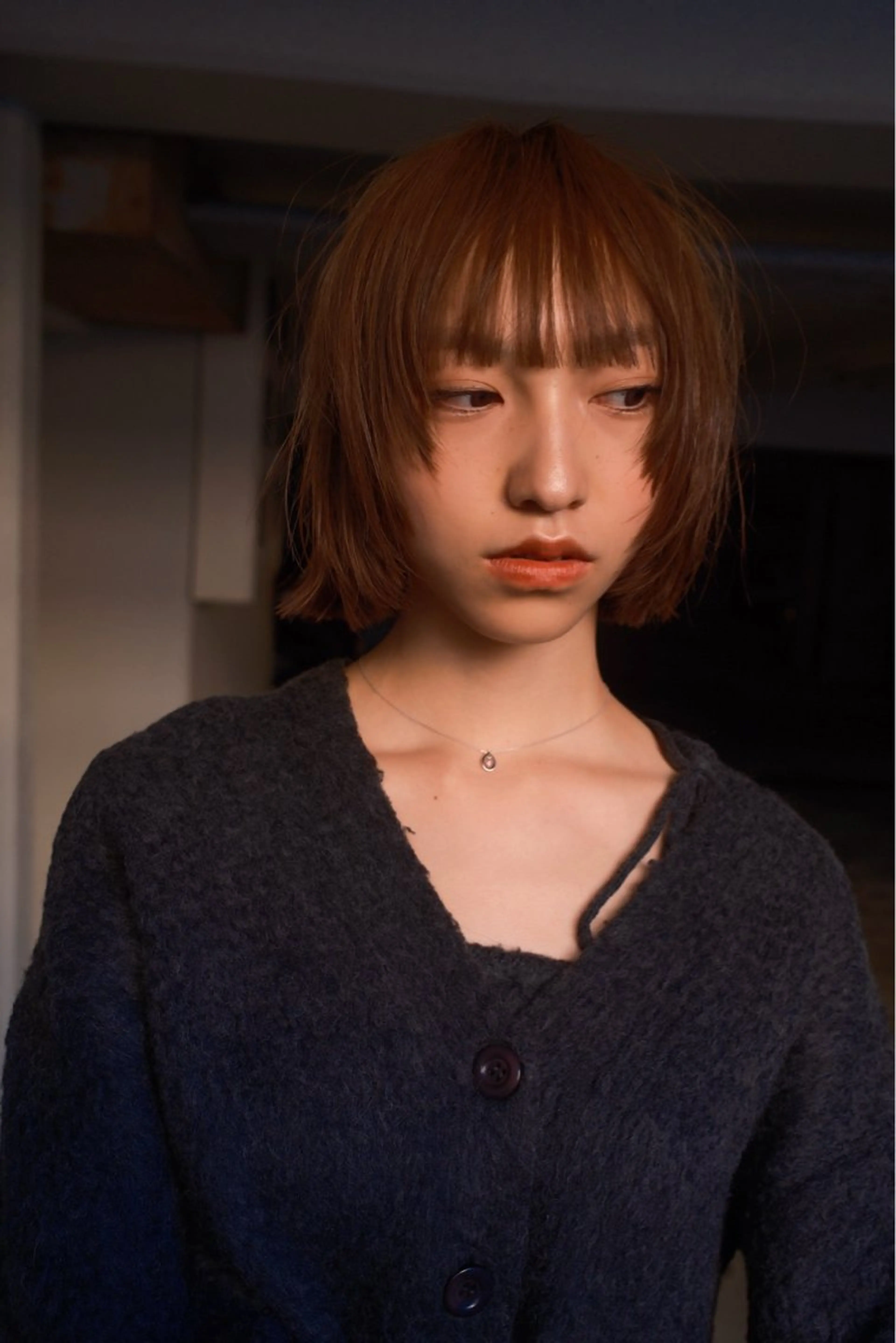 ショート カラー カット ヘアカラー KEI gattacaのヘアスタイル