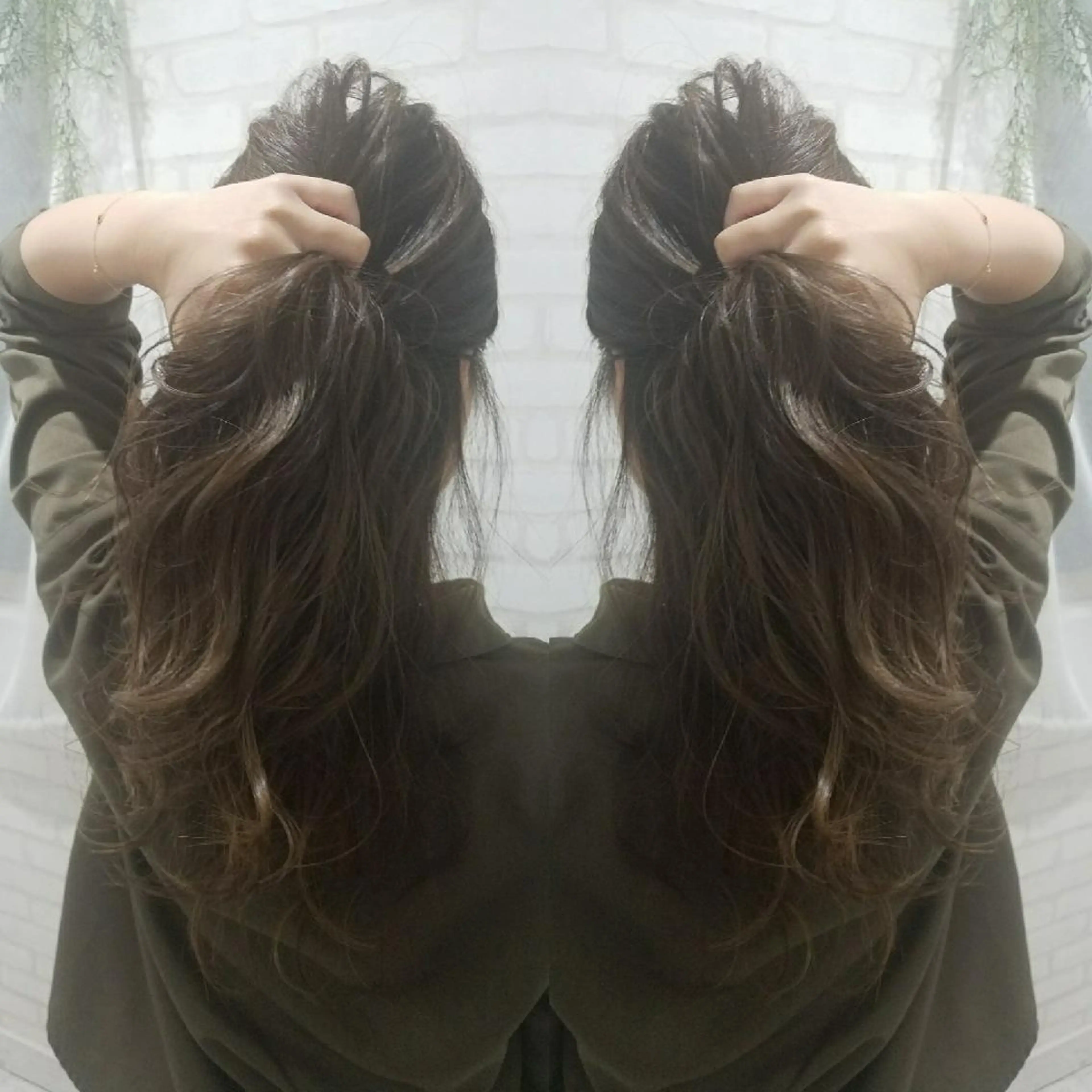 ロング noa.所属・今中 小百合のヘアスタイル