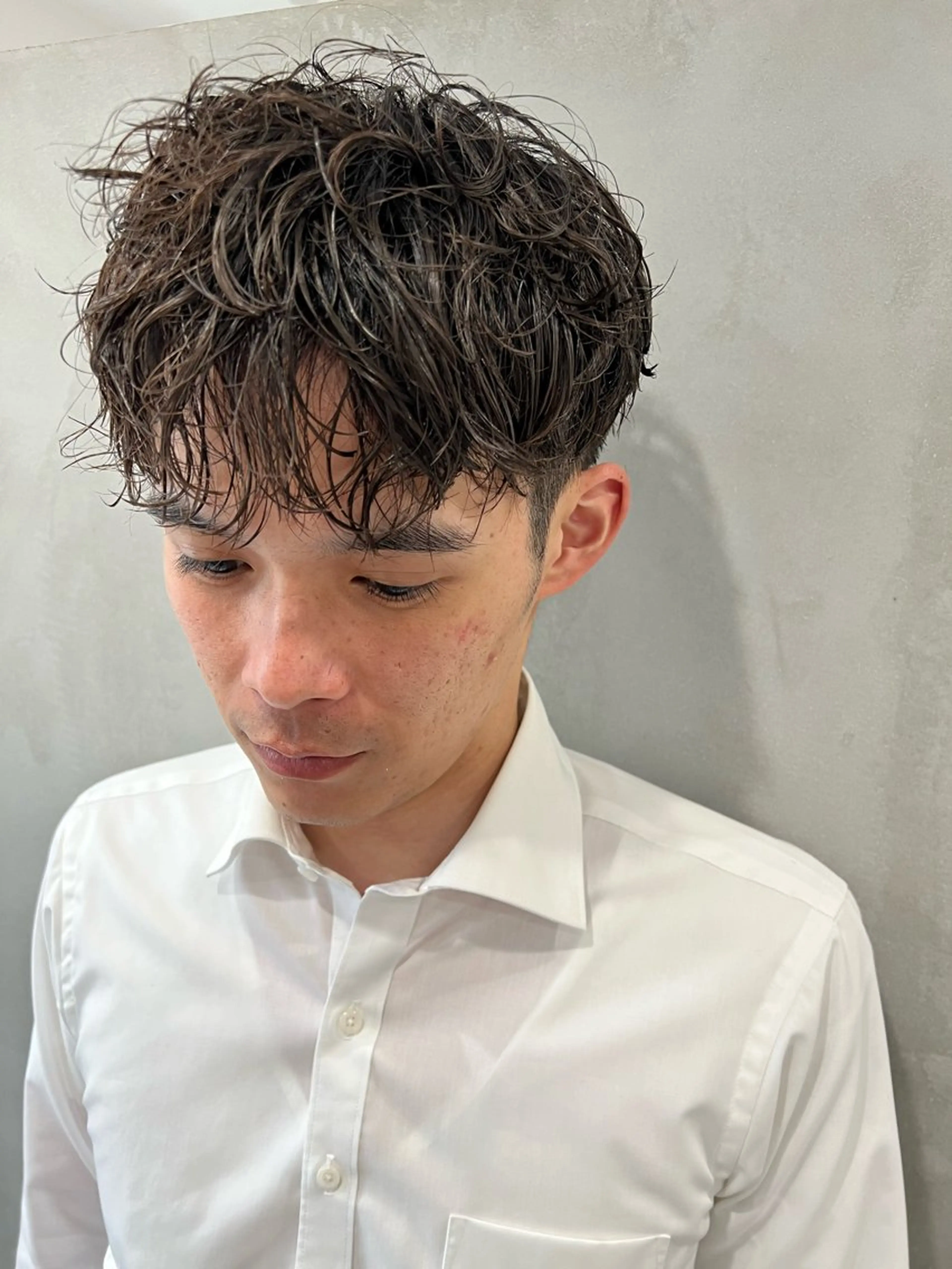 ショート メンズ マッシュ カット little  porto所属・透明感・艶感 小坂隼斗のヘアスタイル