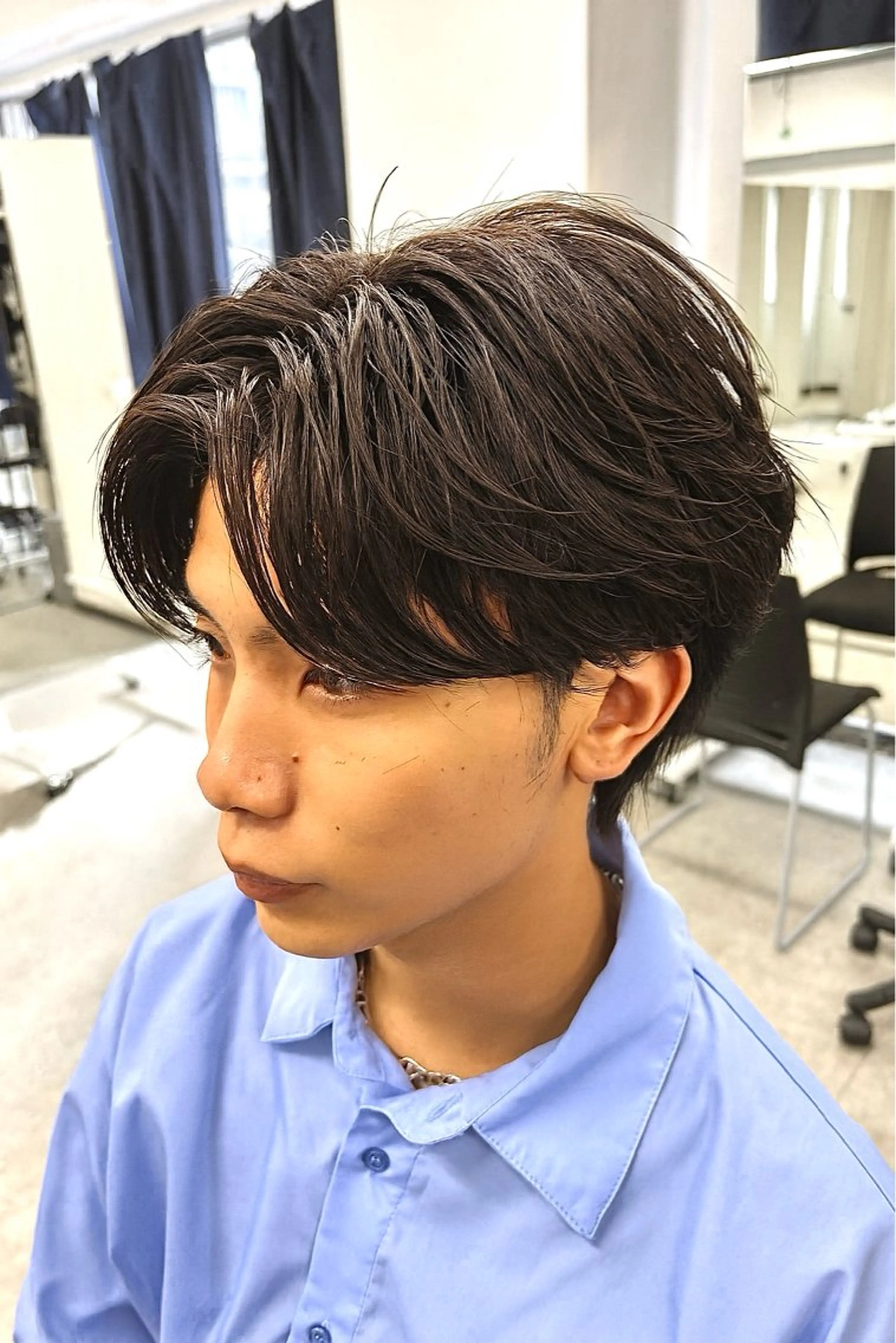 メンズ カット パーマ フェザーパーマ職人 🪽yutoのヘアスタイル
