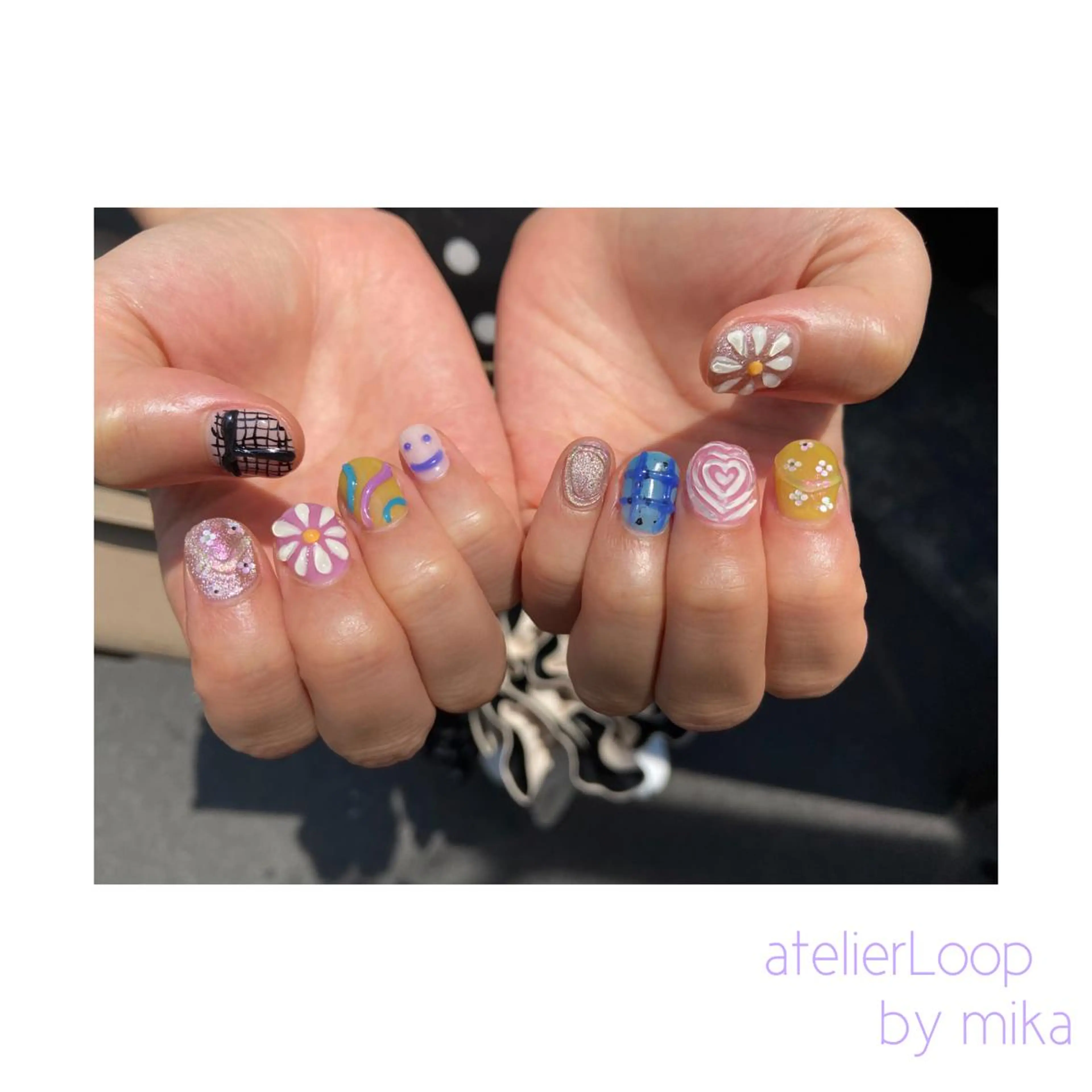 ネイル ハンドネイル atelierLoopbyshiho所属・atelier Loop♪MIKAのネイルデザイン
