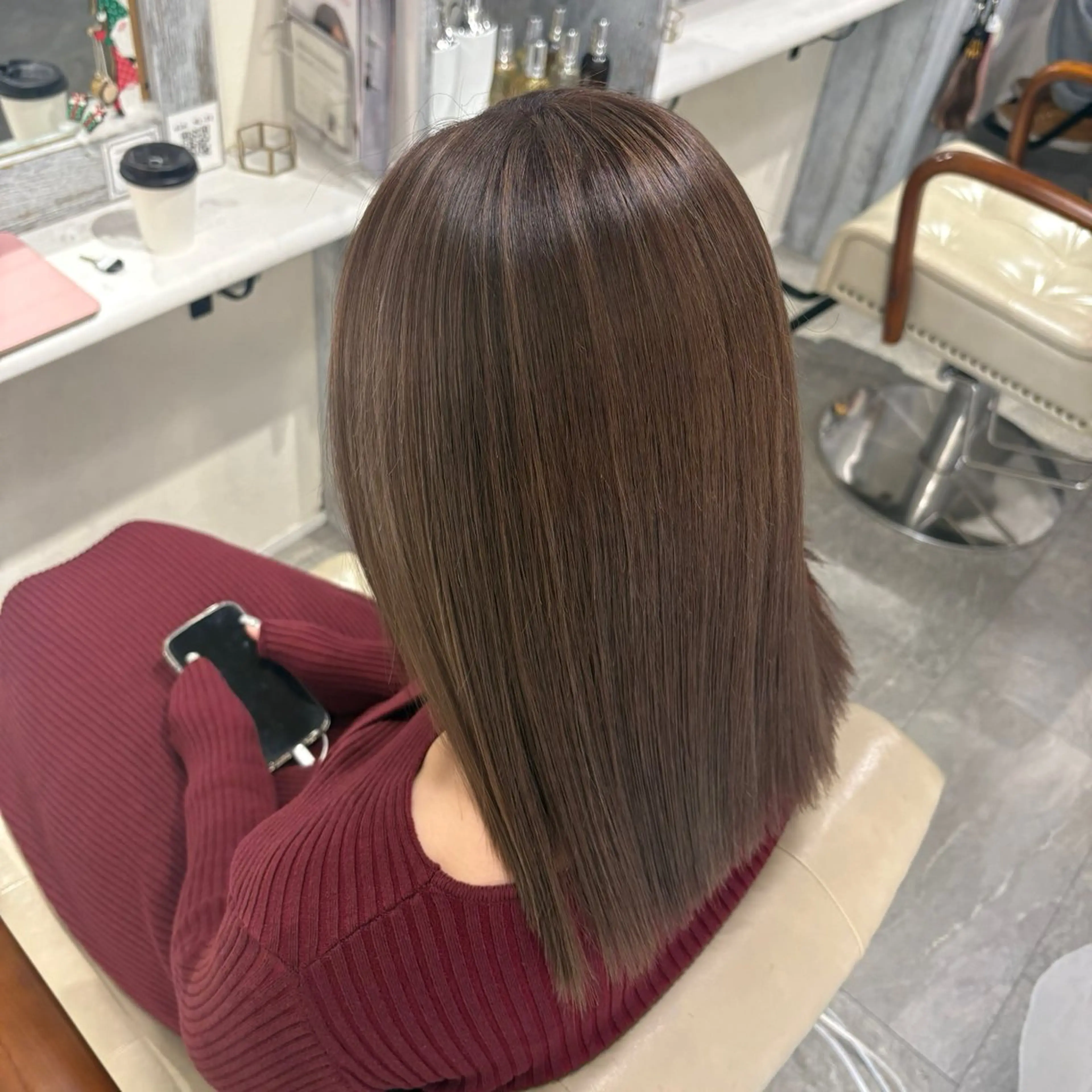 カラー ベージュカラー ハイライトカラー ヘアカラー alm.所属・mayuka🐾 /カラー/まつパのヘアスタイル