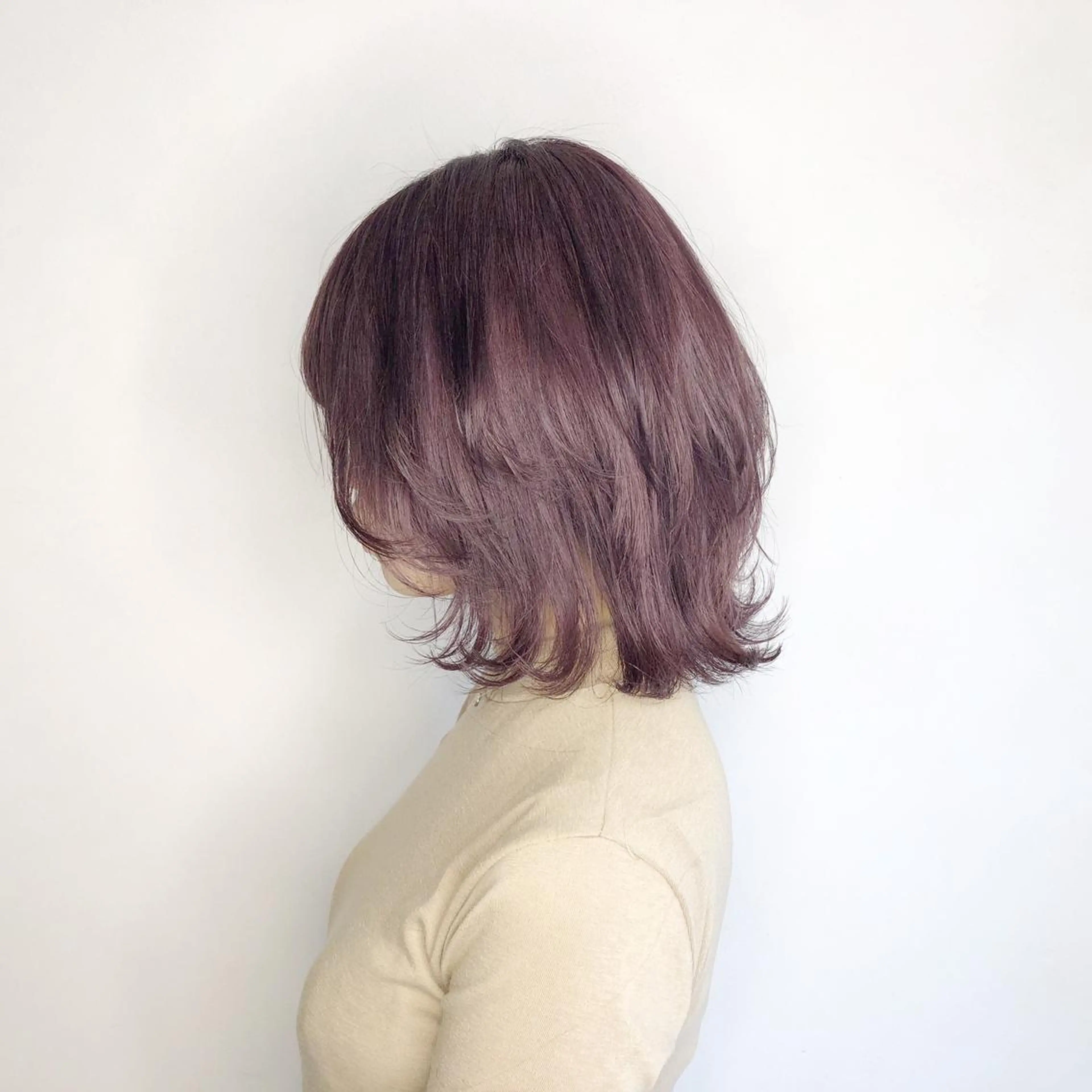 ミディアム カラー モデル募集中✂︎ Happis ハピスのヘアスタイル