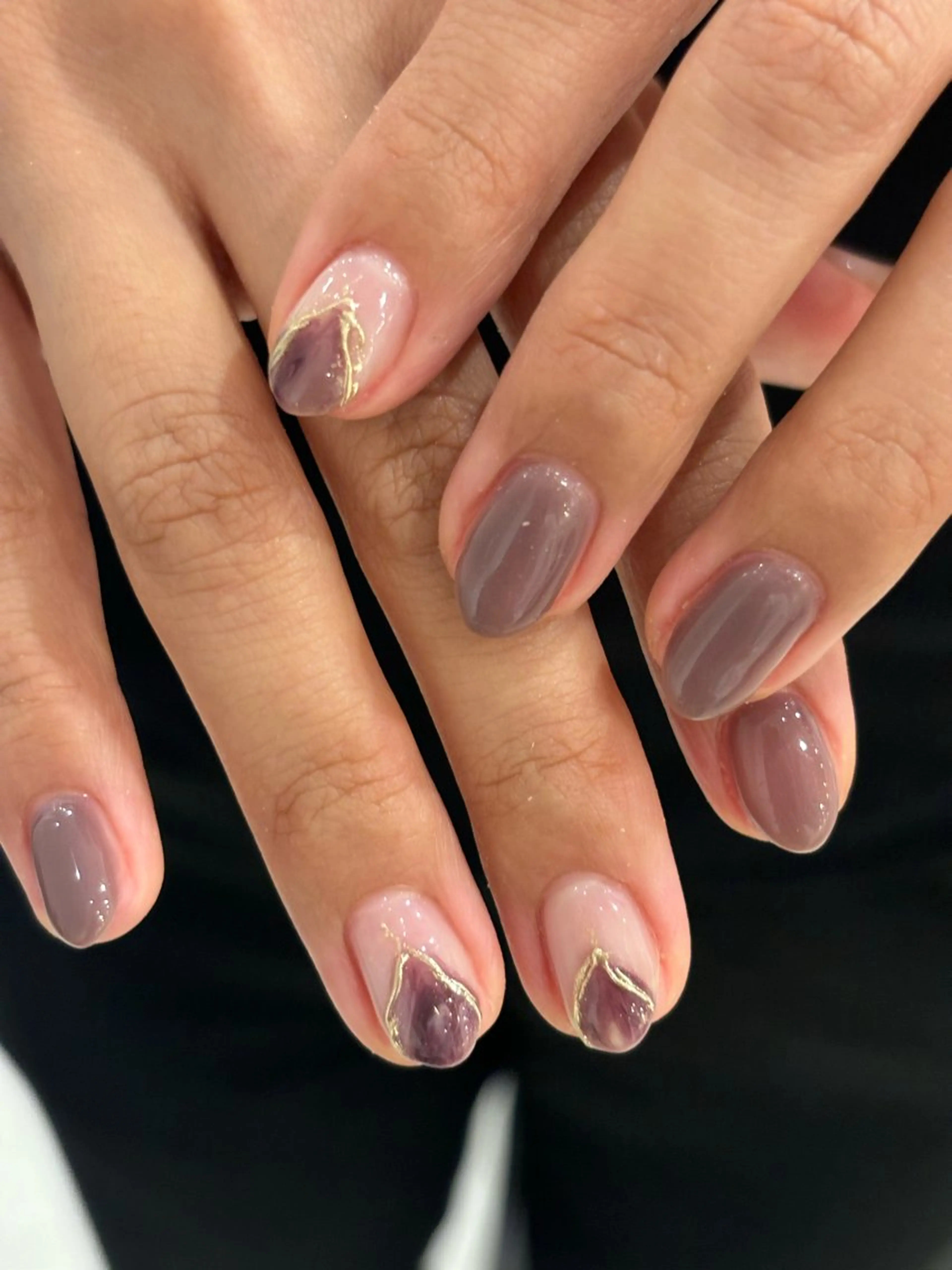 ネイル アートネイル ニュアンスネイル ハンドネイル Ann. nail.tokyo所属・Ann nailのネイルデザイン