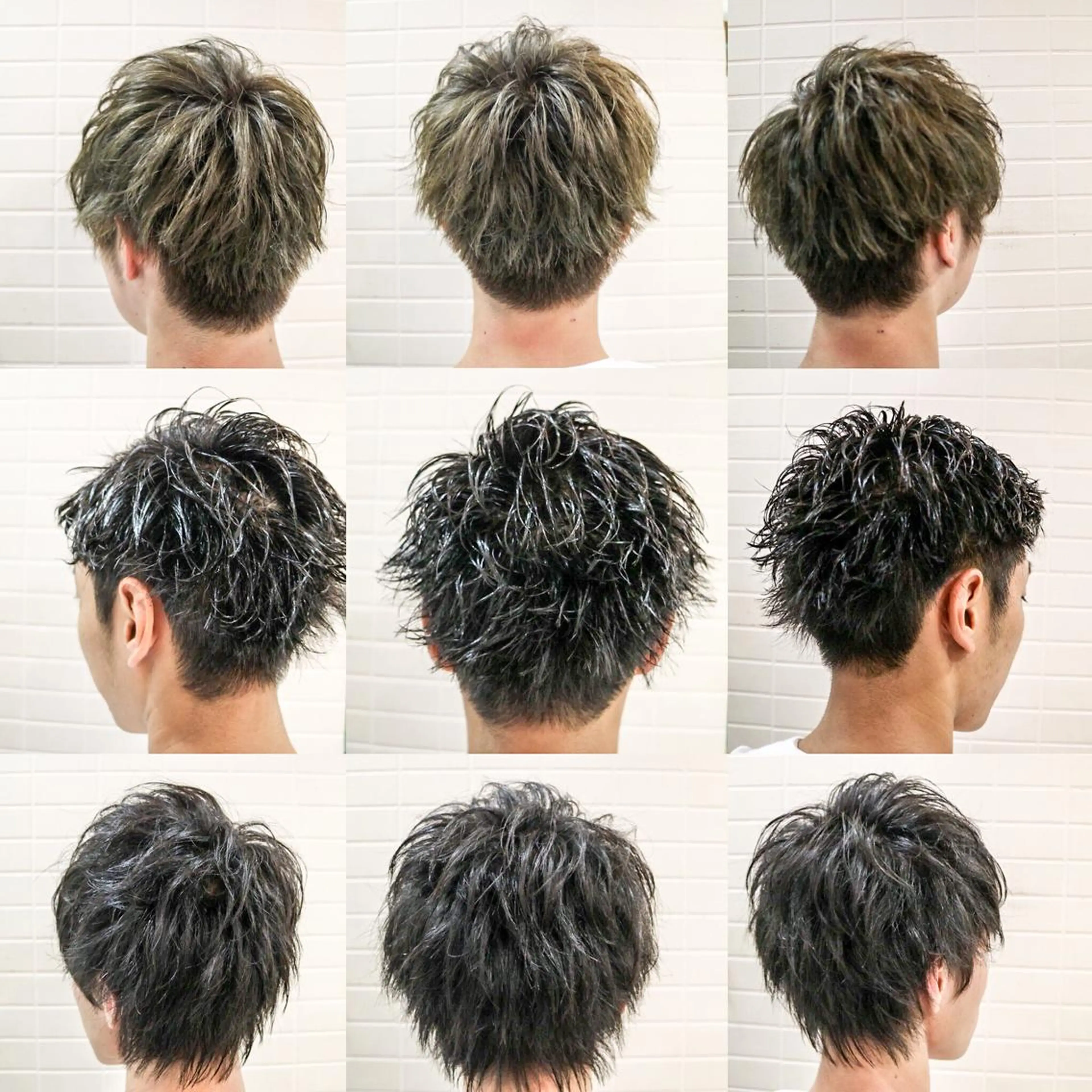ショート カラー パーマ メンズ ⭐️口コミ5.0⭐️ 当日予約可能👌🏼のヘアスタイル