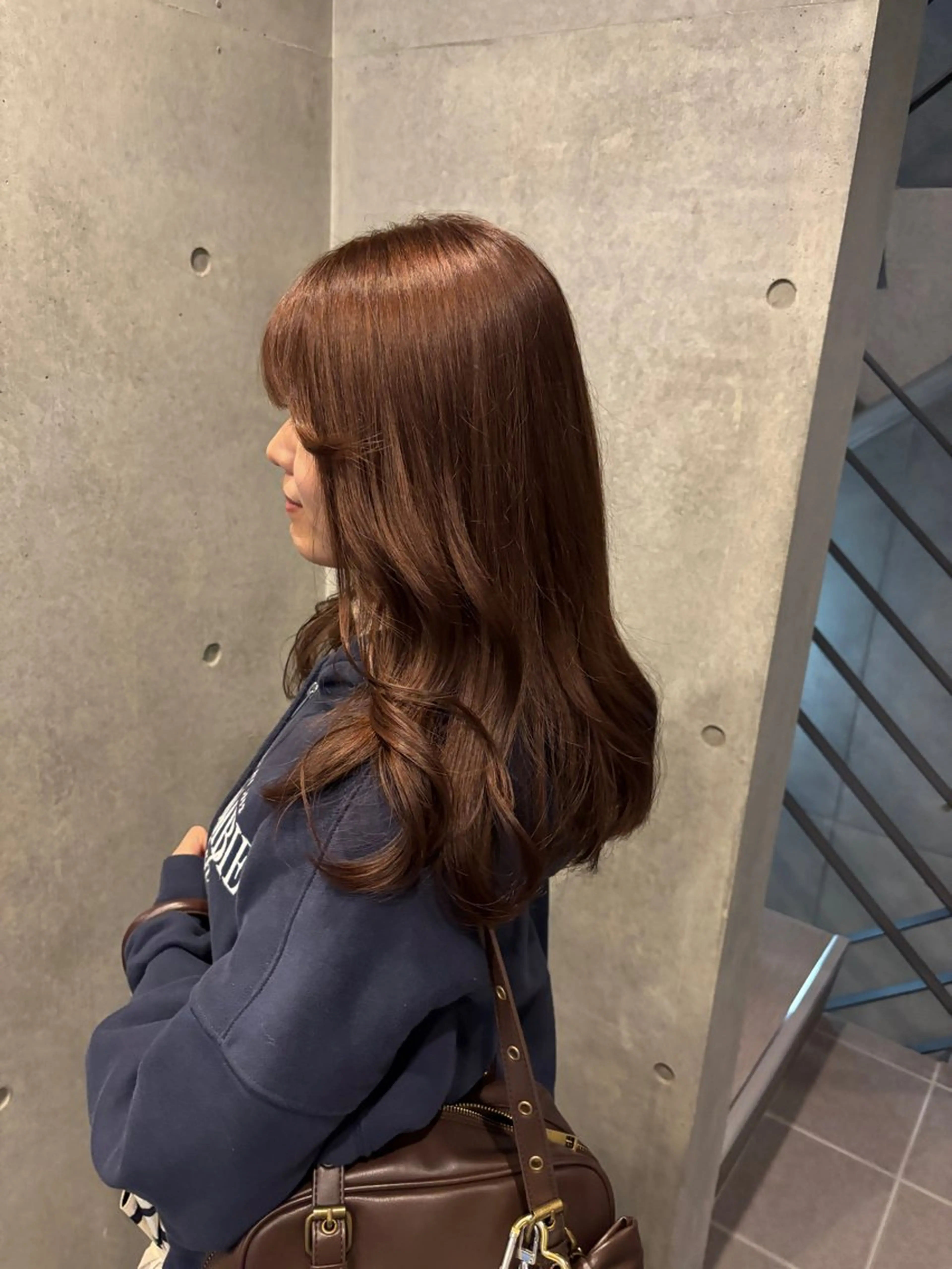 ミディアム カラー ブラウンカラー カット ヘアカラー トリートメント ヘッドスパ noa ☪︎のヘアスタイル