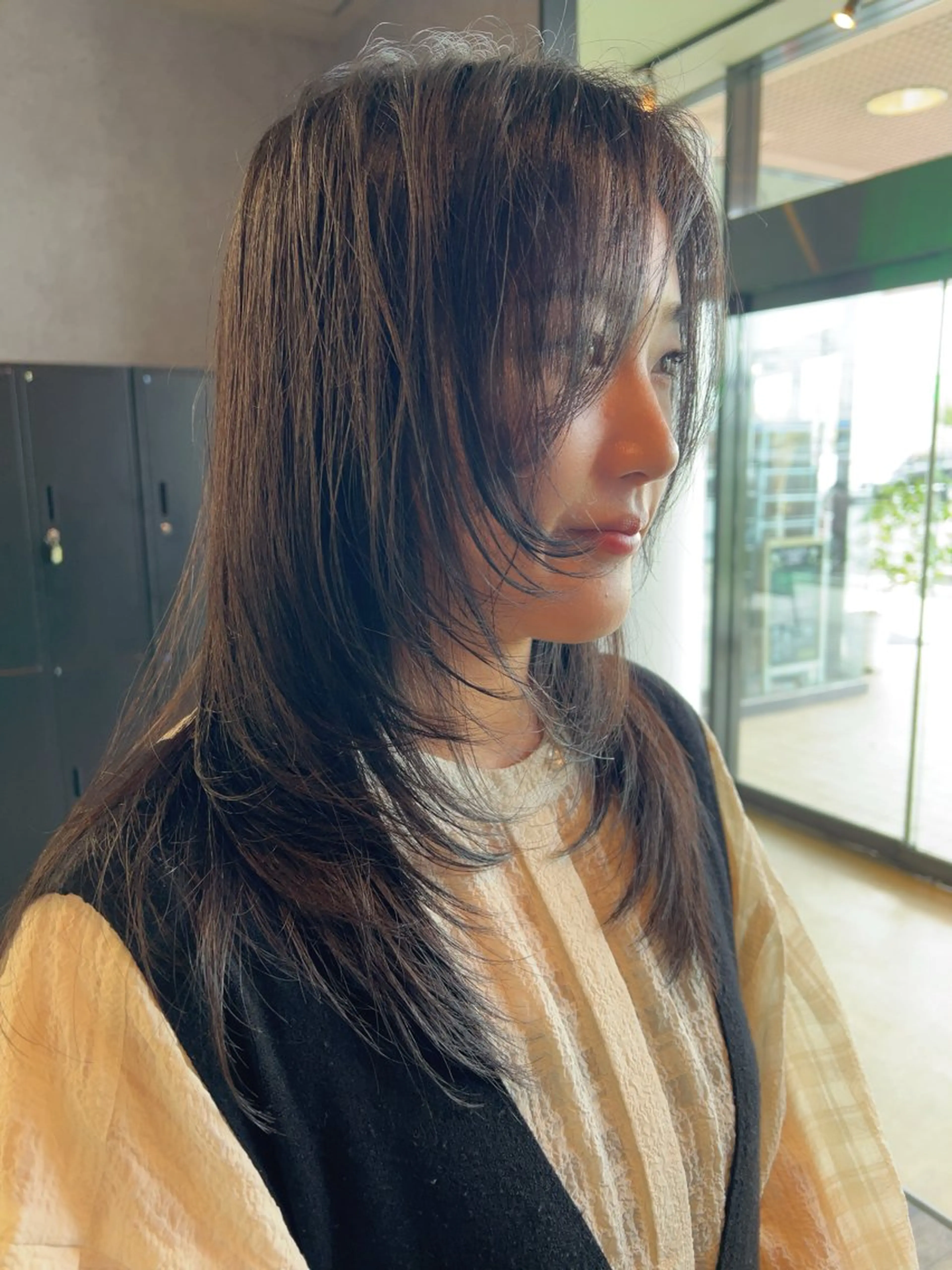 レイヤーカットの写真