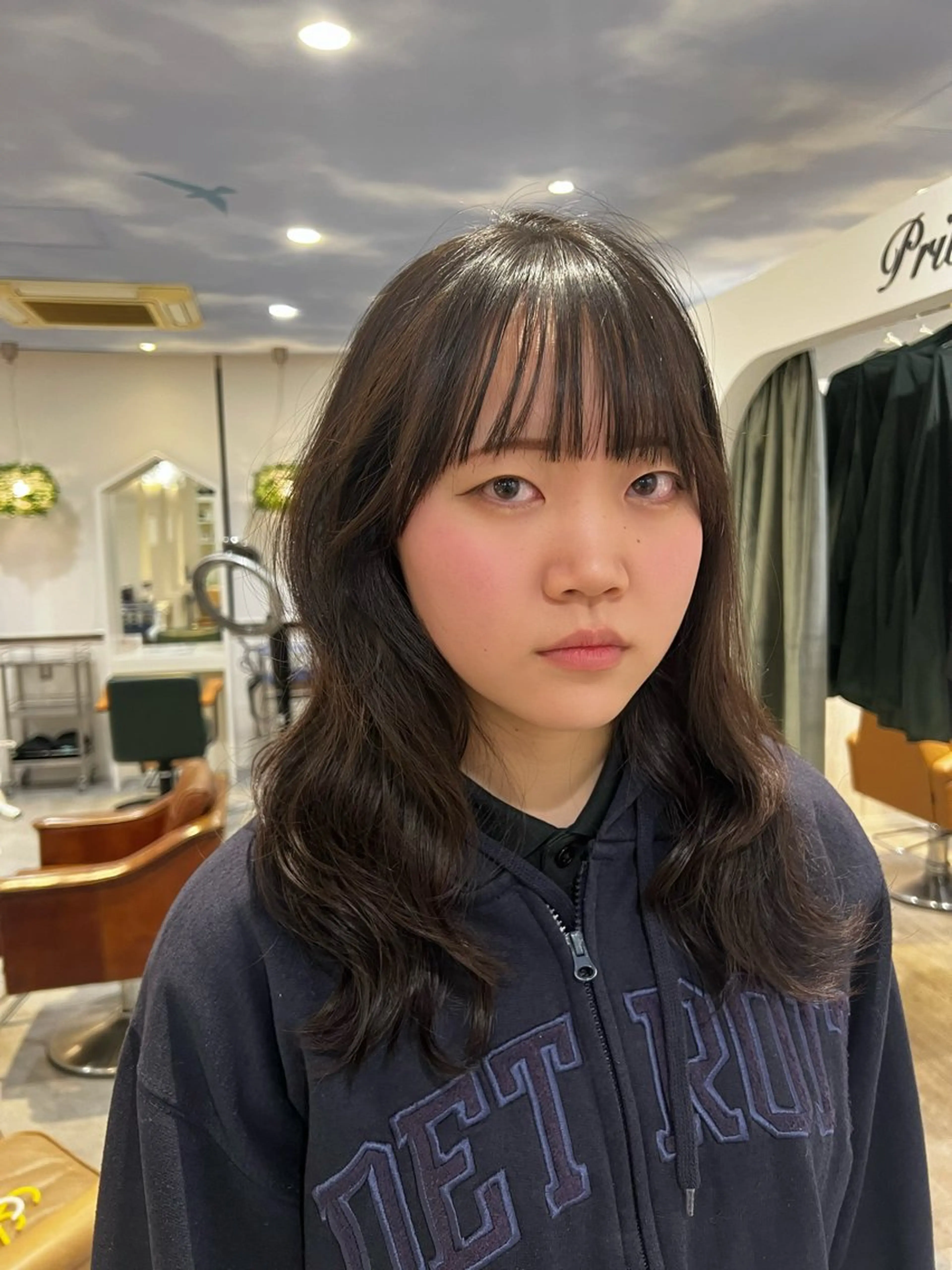 セミロング セミロングパーマ レイヤーカット Aman  D'or所属・ショート/ボブ/東 千耀のヘアスタイル