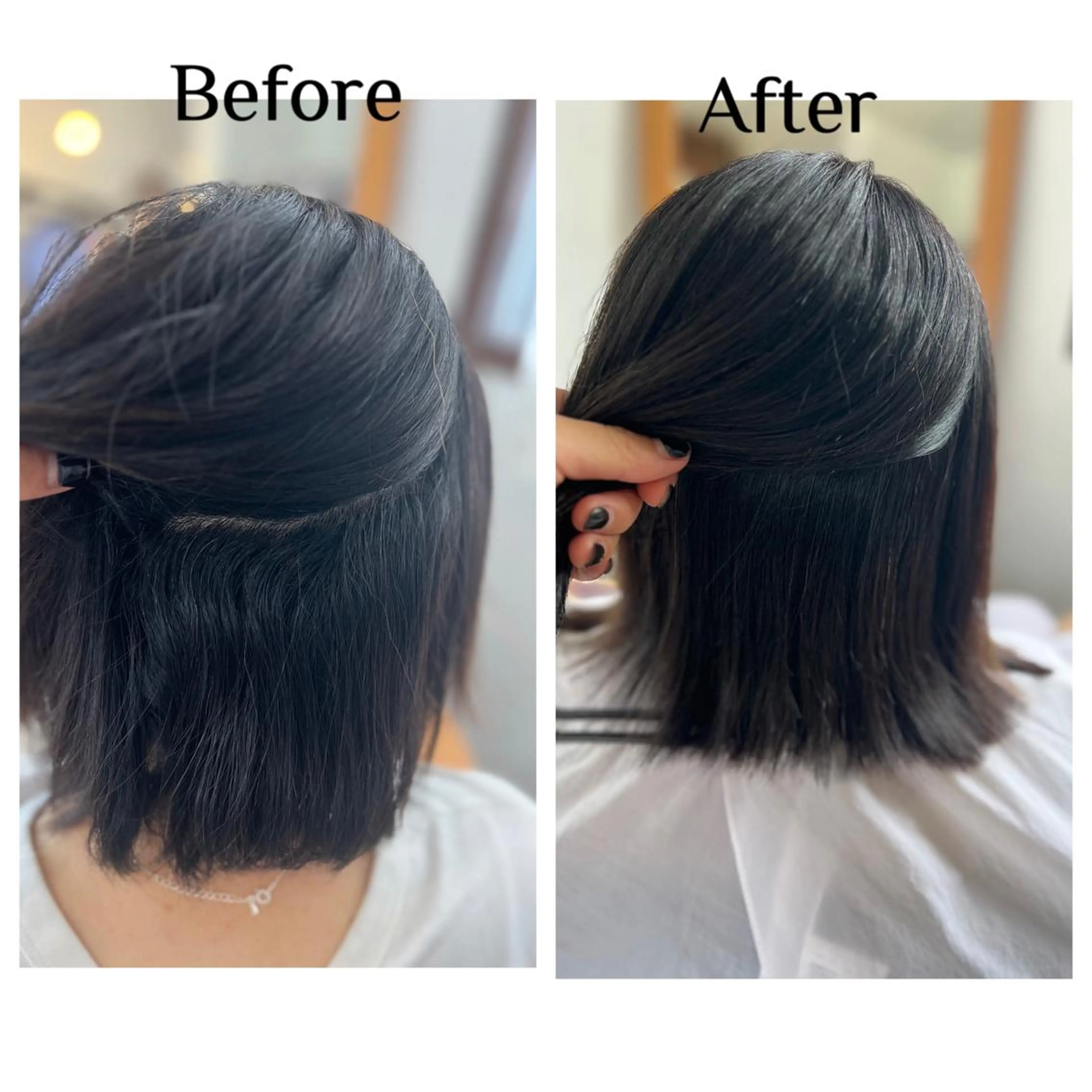 ミディアム 縮毛矯正 Style Tのヘアスタイル