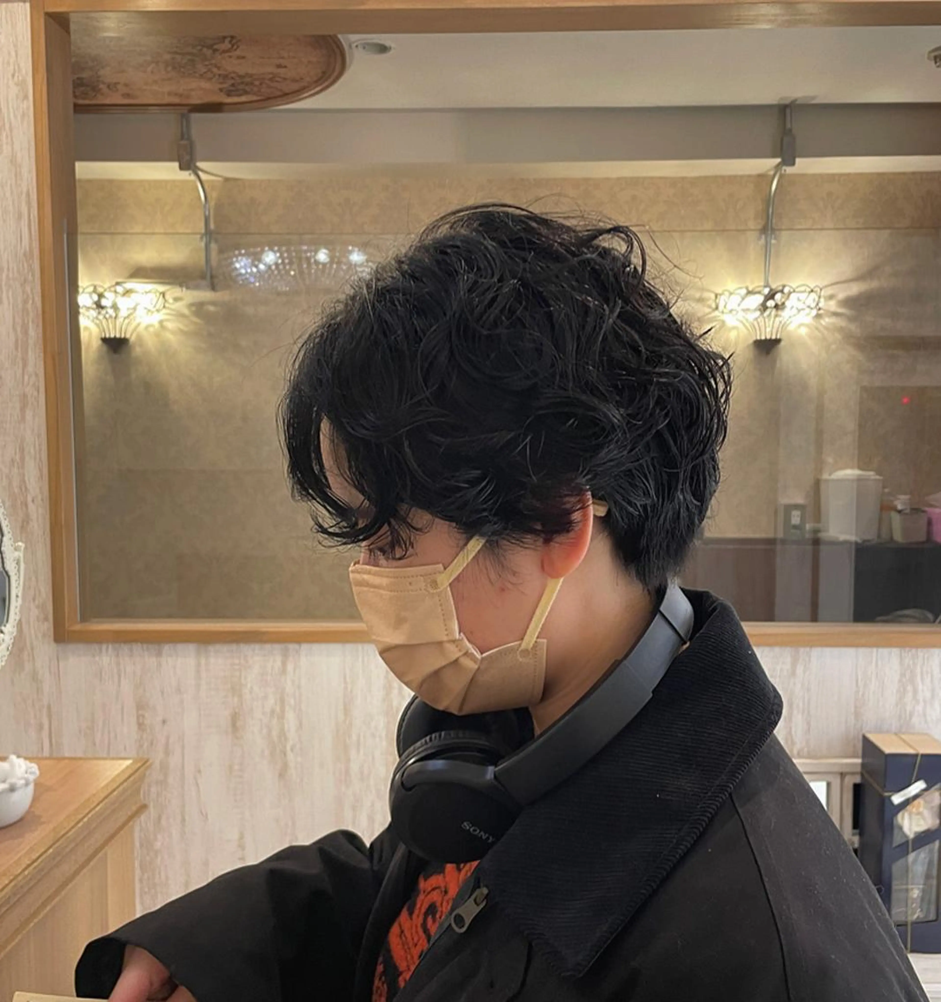 カラー 黒髪 ブルーカラー ブルーブラック SHISEI所属・小野 明日香のヘアスタイル