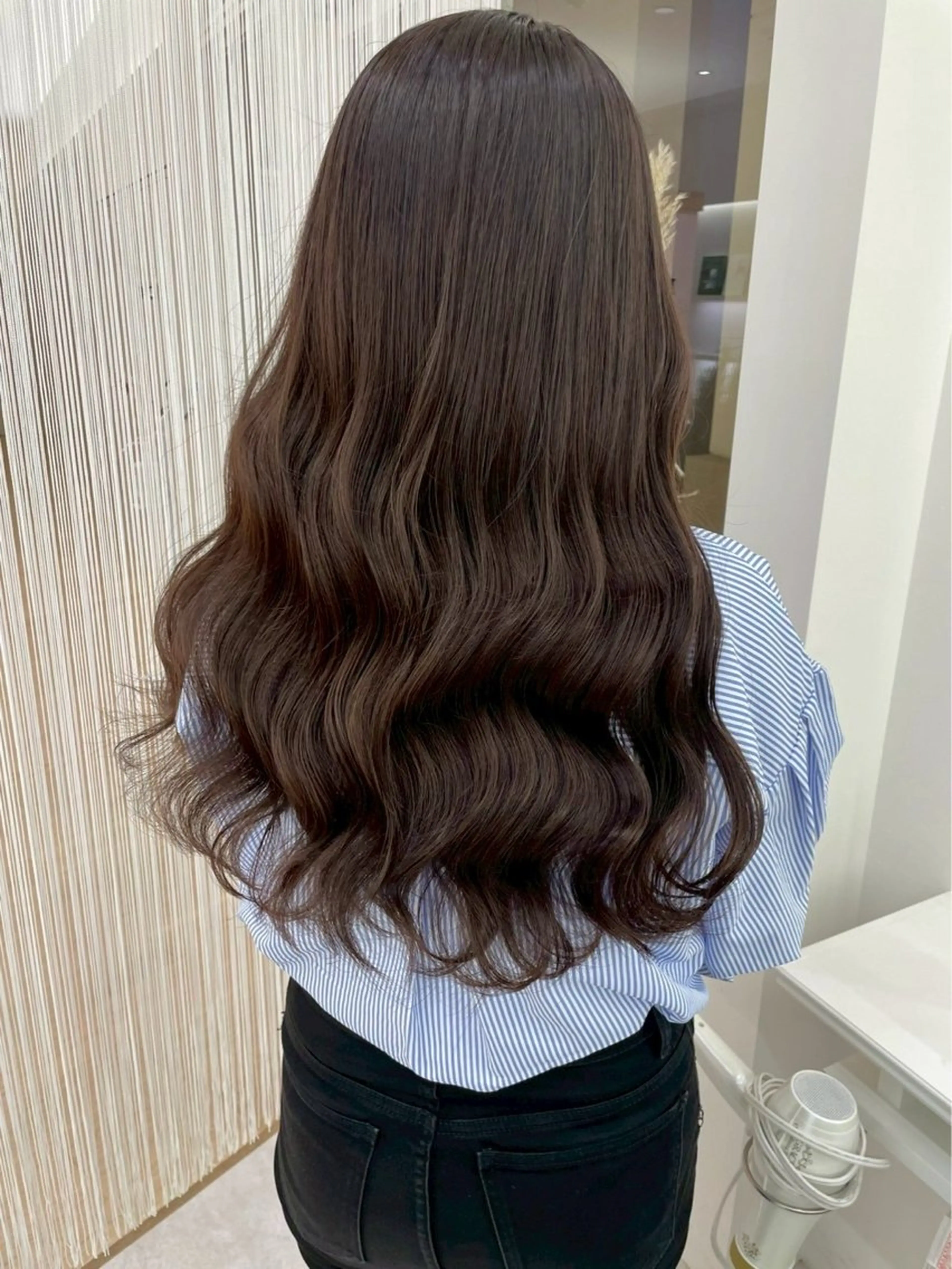 ロング カラー カット ヘアカラー ParveMix🎀 稲垣詞葉のヘアスタイル