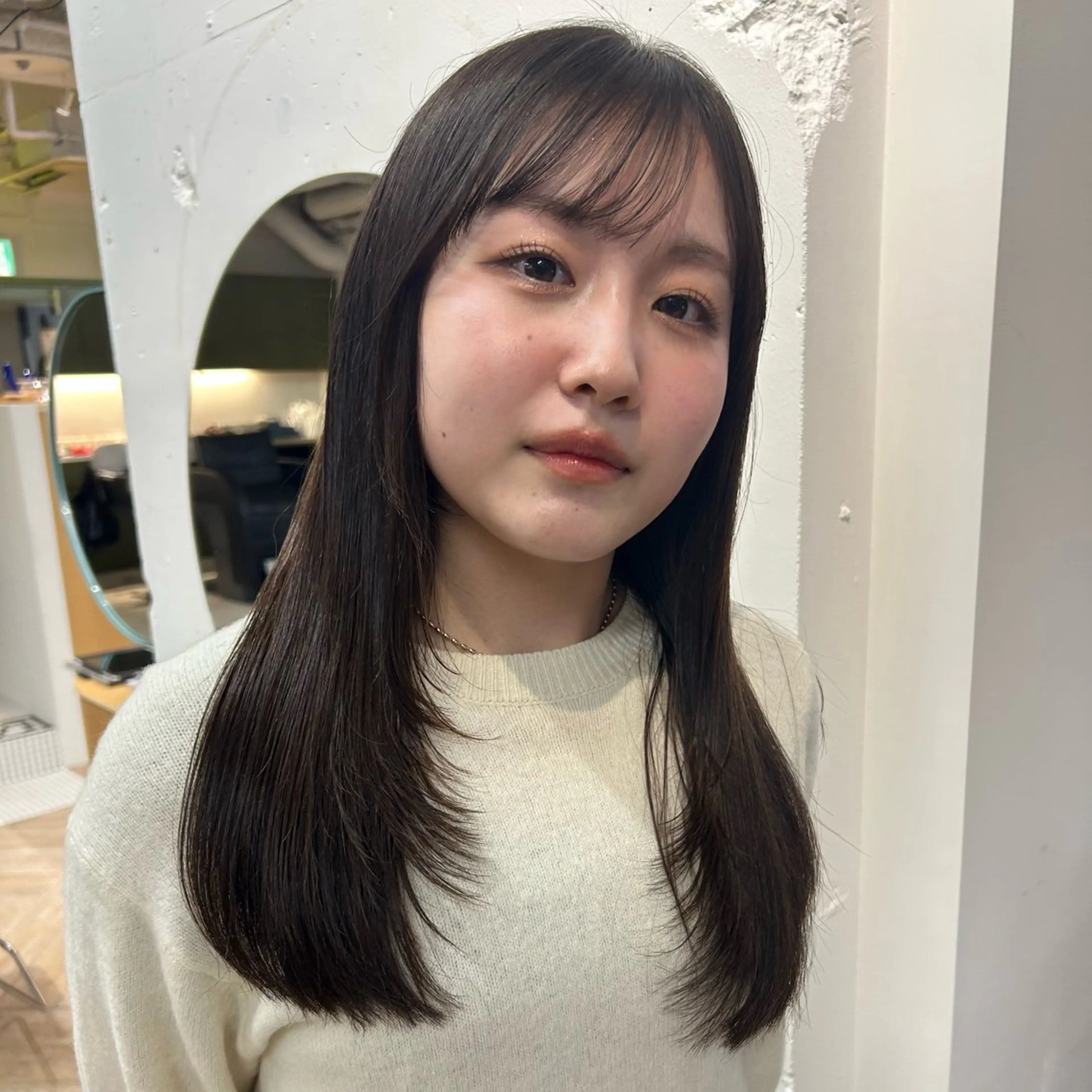 ロング カットモデル募集/ 万代/関谷　朋実のヘアスタイル