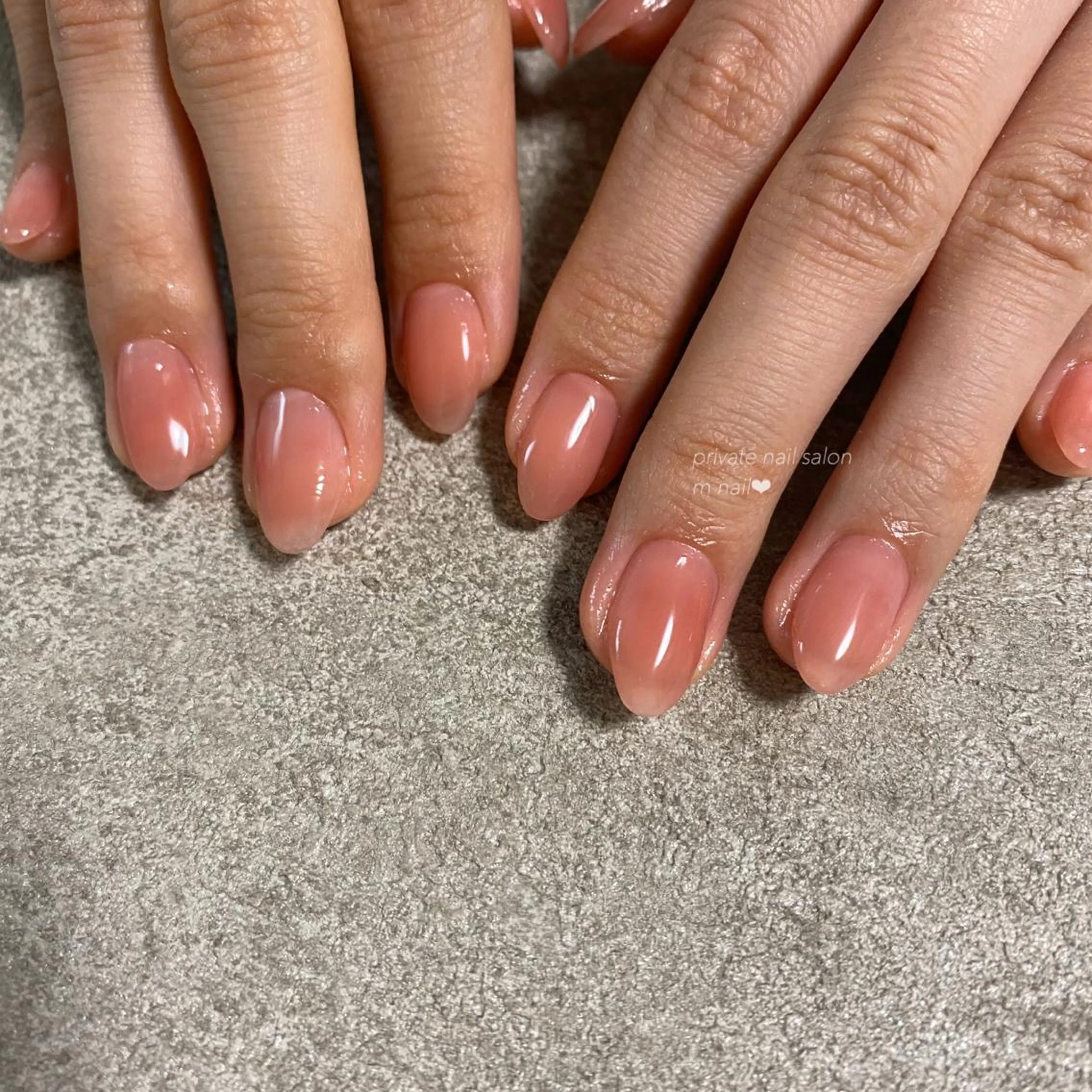 ネイル ワンカラーネイル ハンドネイル 小河原 舞のネイルデザイン