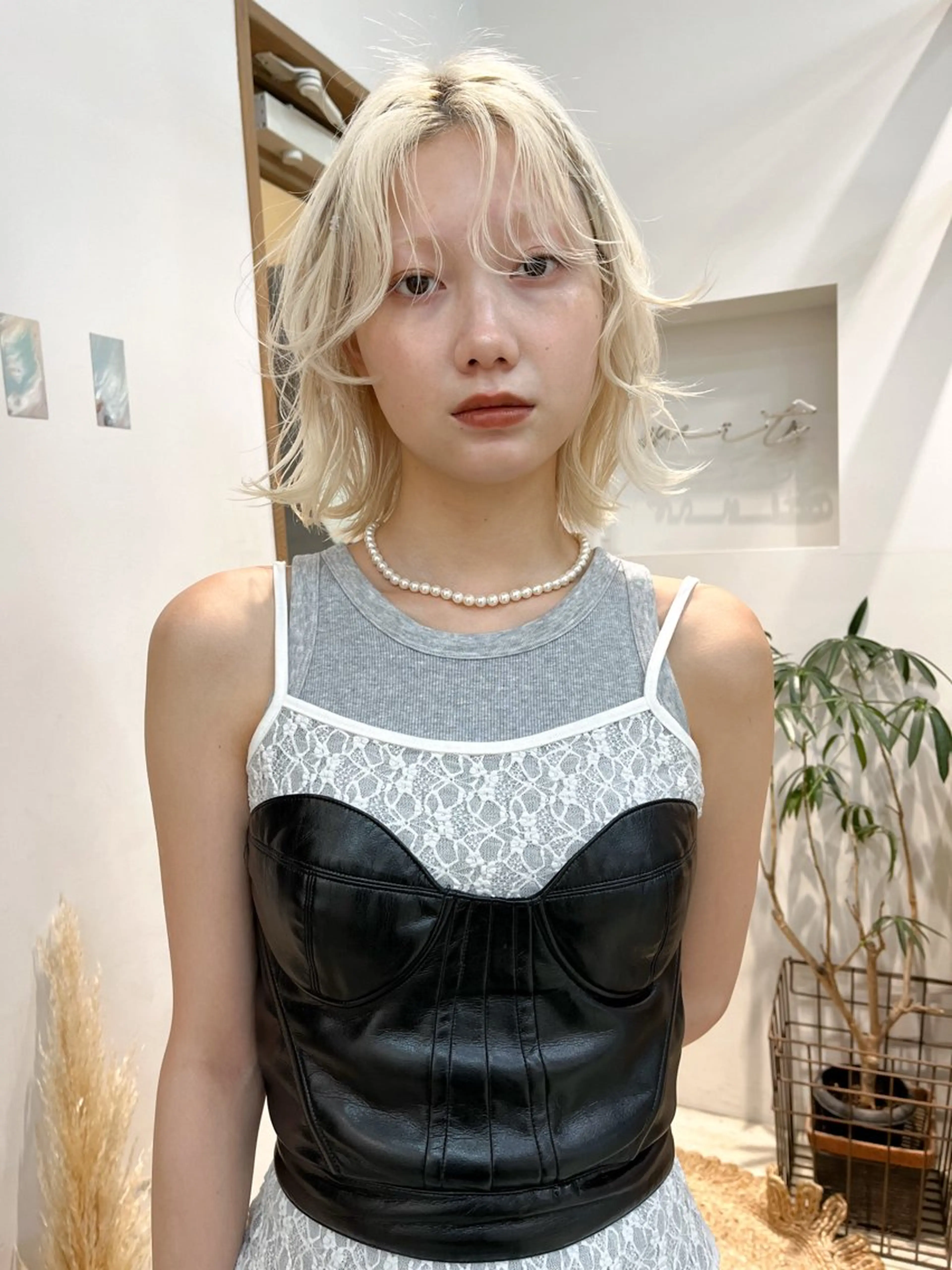 ミディアム 村田 流彩のヘアスタイル