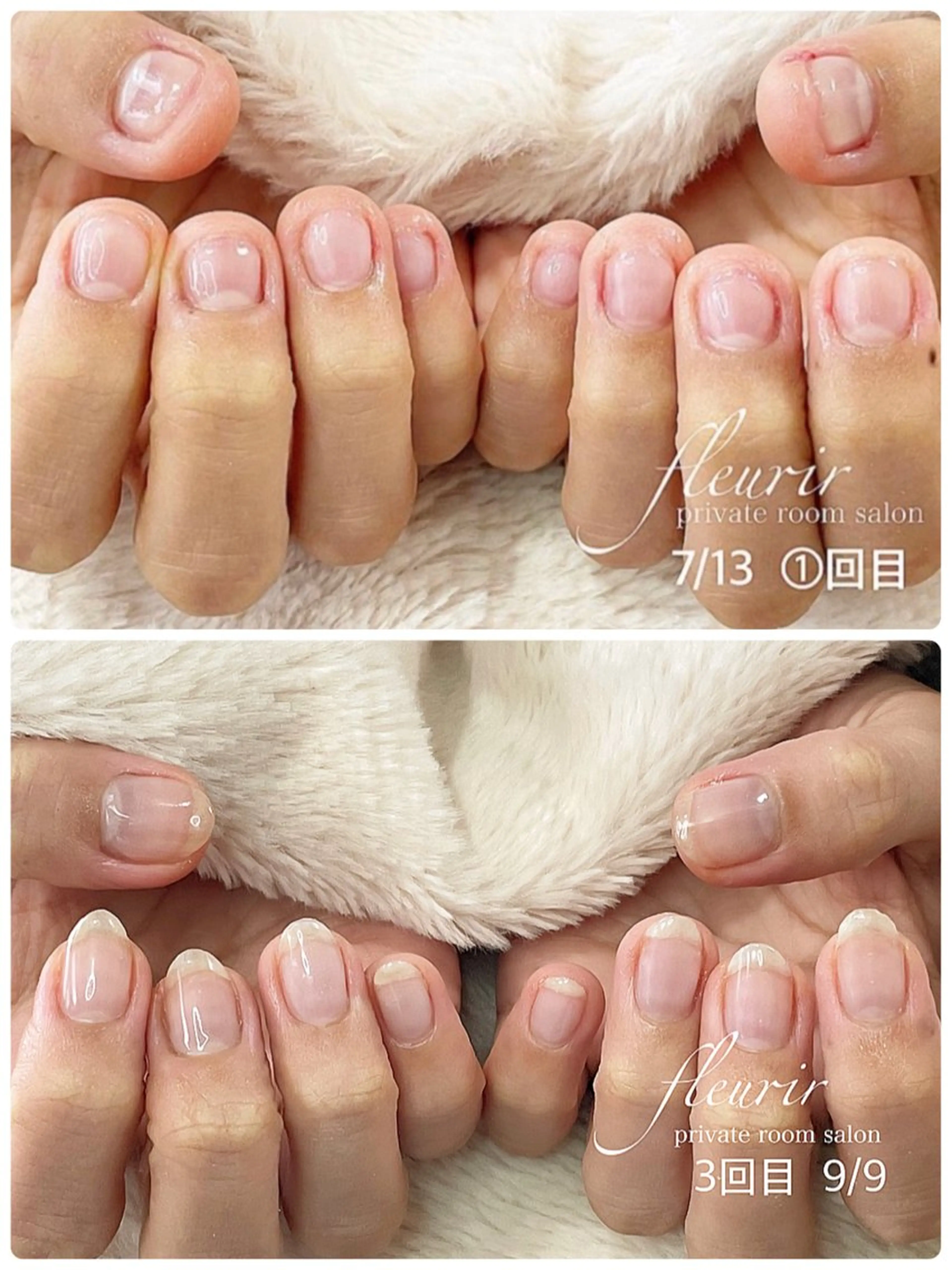 ネイル 卒業式 ハンドネイル フルリール 【プライベートサロンのネイルデザイン