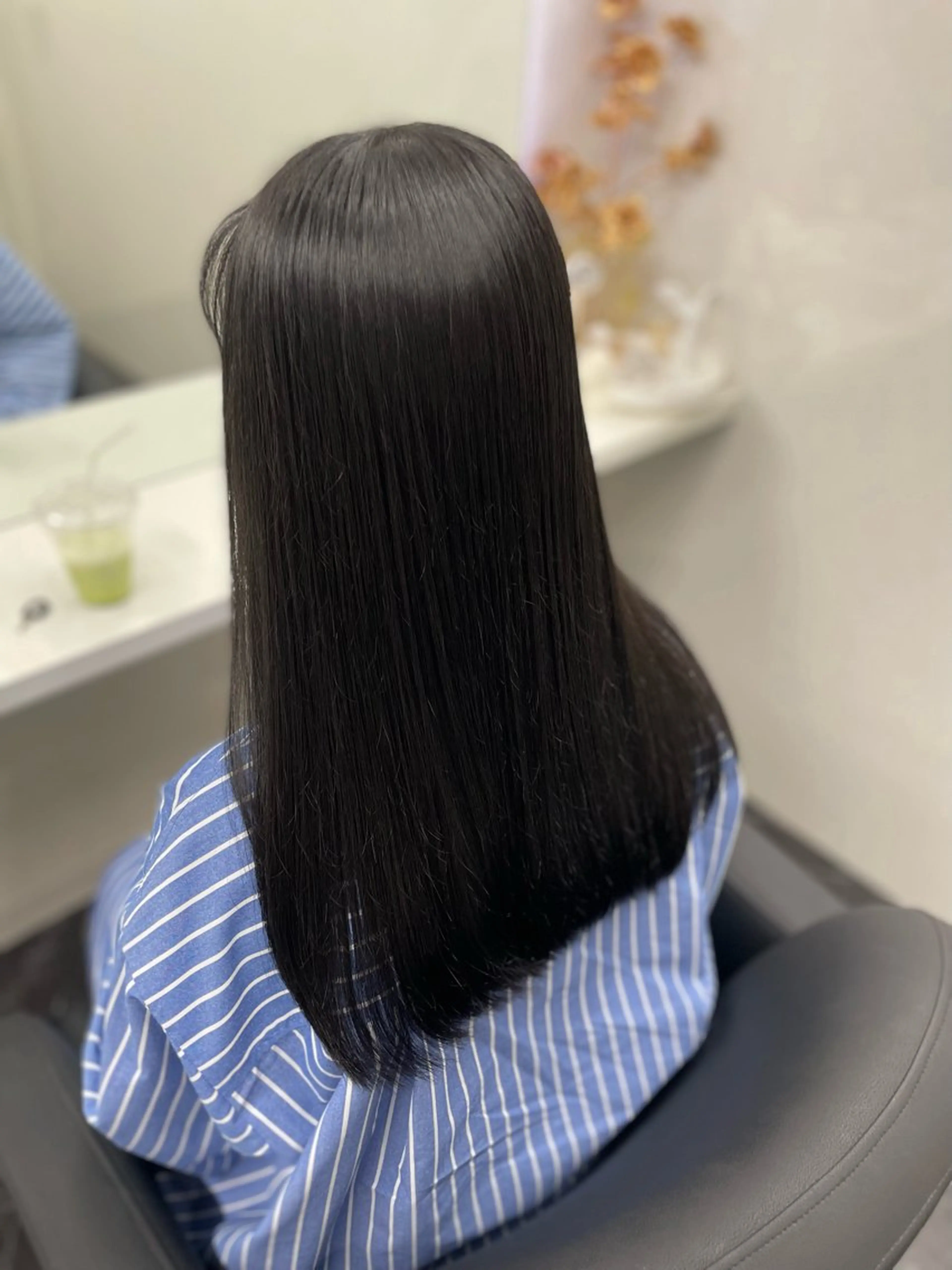 ロング カラー 髪質改善 レイヤーカット トリートメント Blue所属・韓国ヘア🇰🇷 りさのヘアスタイル