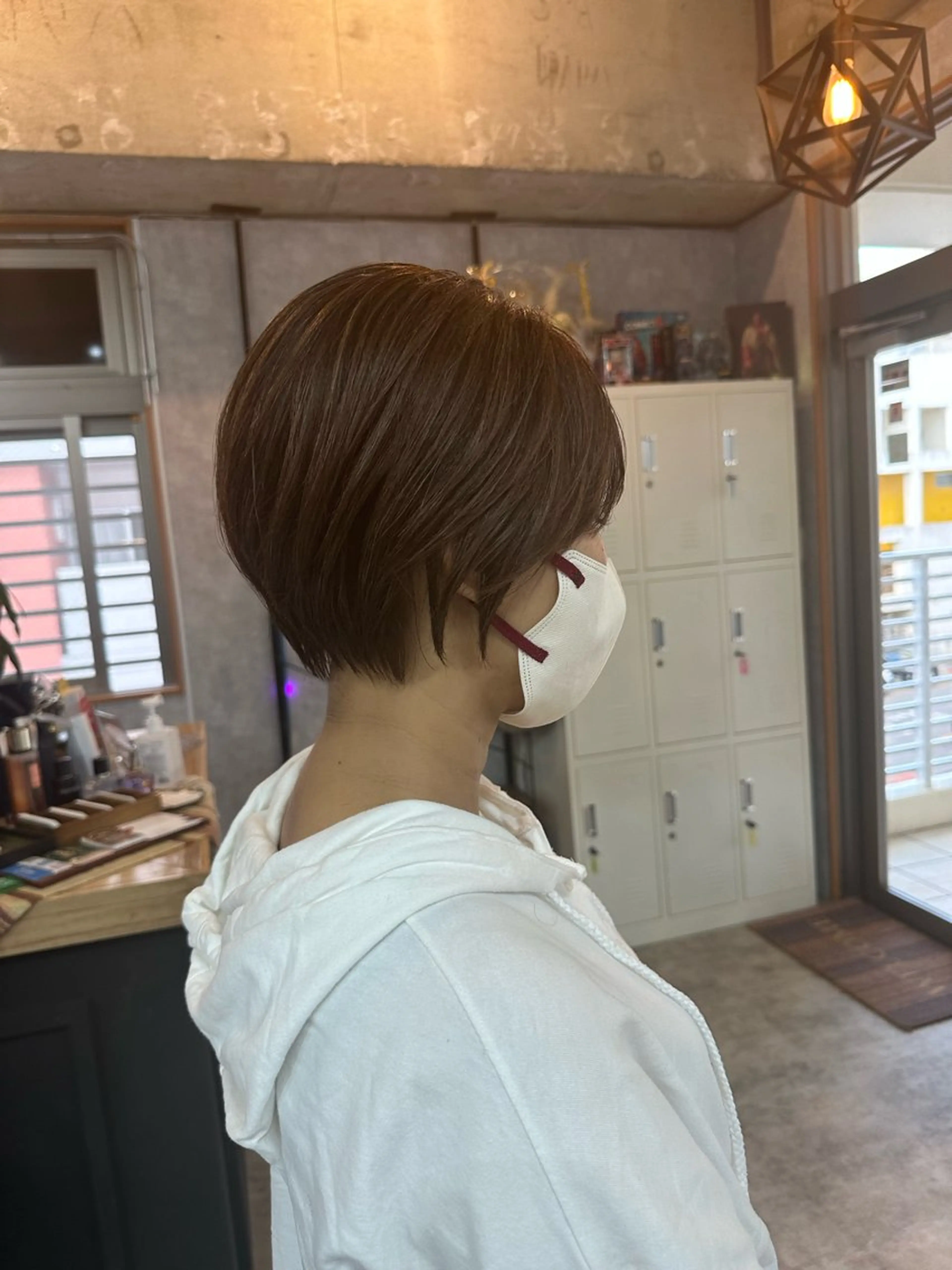 ショート 切りっぱなしボブ ショートボブ ハンサムショート 丸みショート ボブ カット ヘアカラー トリートメント C’LD hair  produce /シールドヘア所属・モテ髪/ボブ/ショー ト/アダチフウトのヘアスタイル